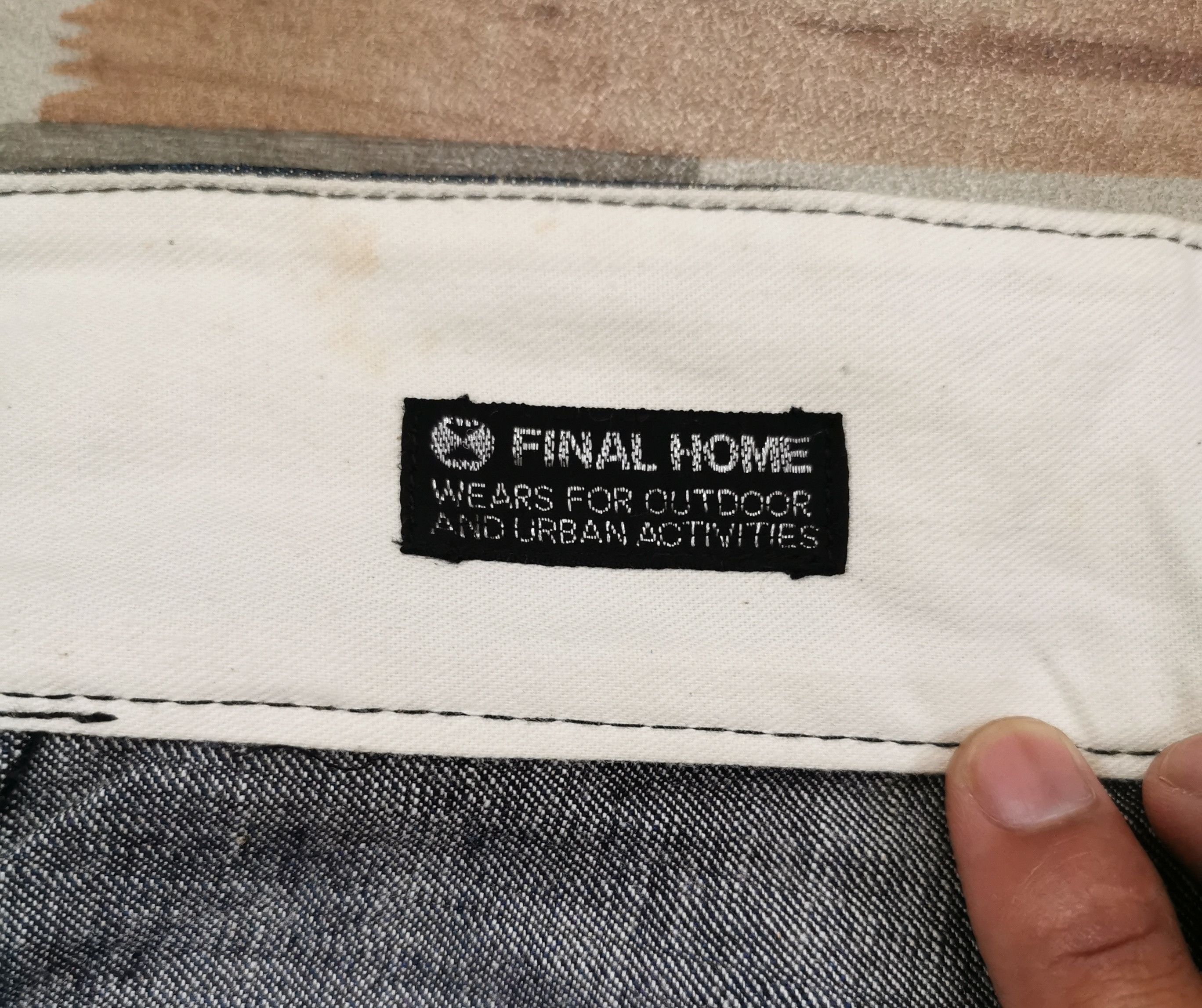 Final Home Final Home Issey Miyake Denim Jeans Size US 30 / EU 46 - 18 Thumbnail