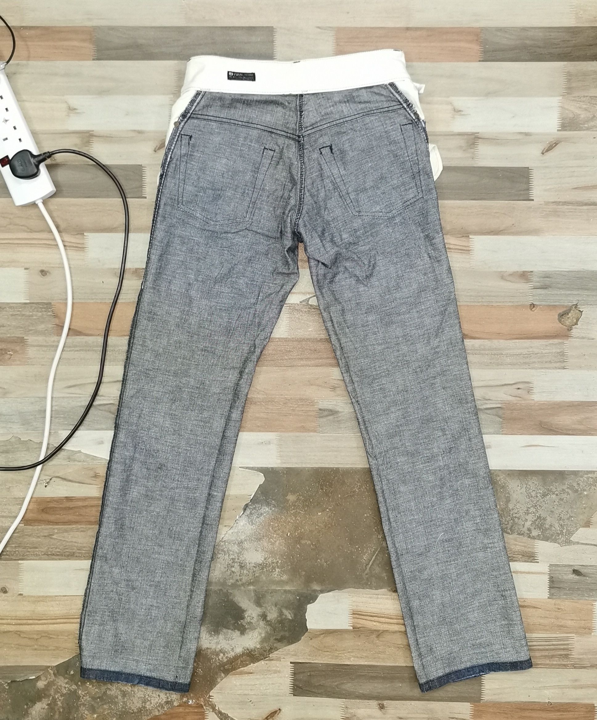 Final Home Final Home Issey Miyake Denim Jeans Size US 30 / EU 46 - 17 Thumbnail