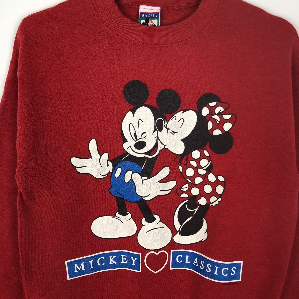 Disney Disney Mickey Classic Big Logo Sweatshirt Size US M / EU 48-50 / 2 - 2 Thumbnail