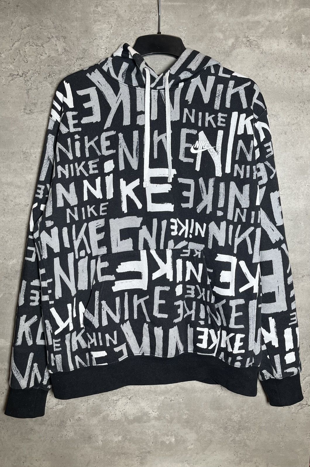 mens nike all over print hoodie