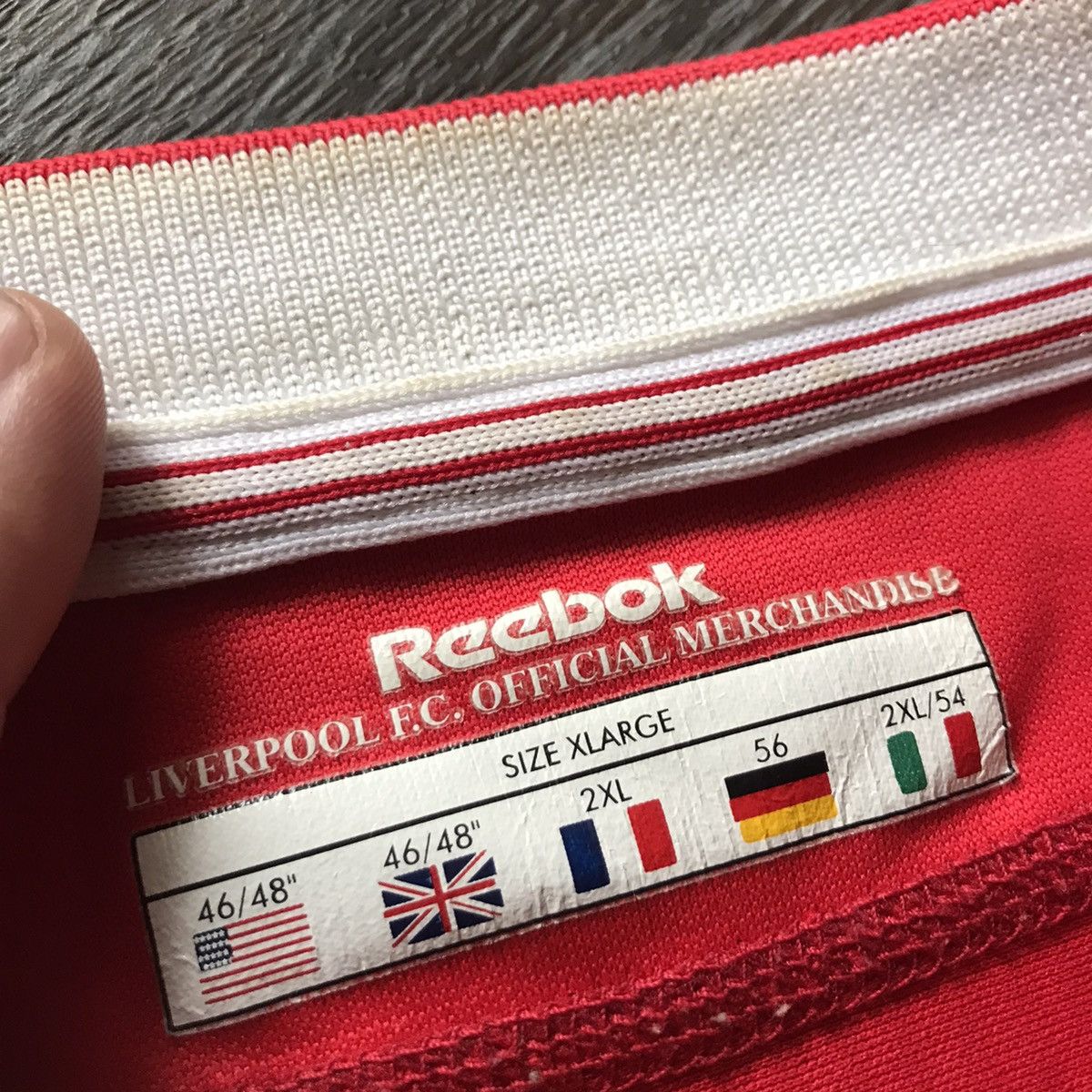 Reebok × Vintage 2000s Vintage Liverpool FC Reebok Carlsberg Soccer Jersey 02 Size US XXL / EU 58 / 5 - 4 Thumbnail