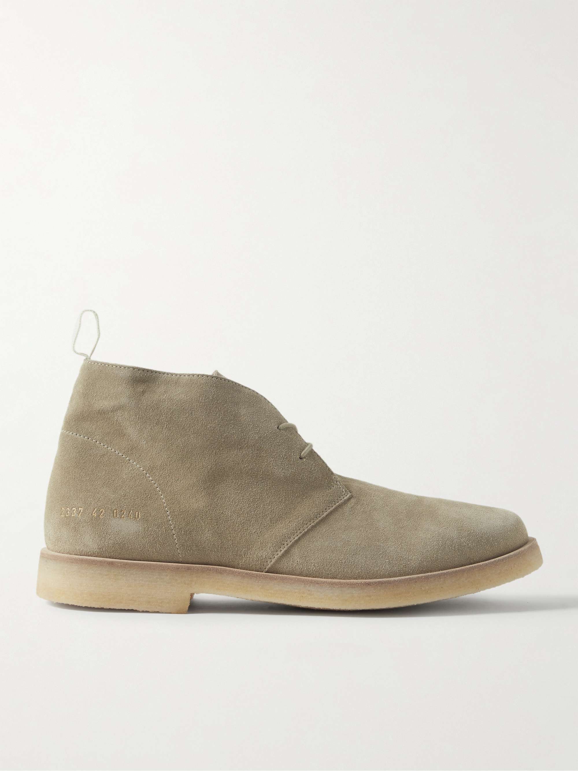 Common Projects COMMON PROJECTS Suede Chukka Boots Taupe 2337 0240 Size US 7 / EU 40 - 1 Thumbnail