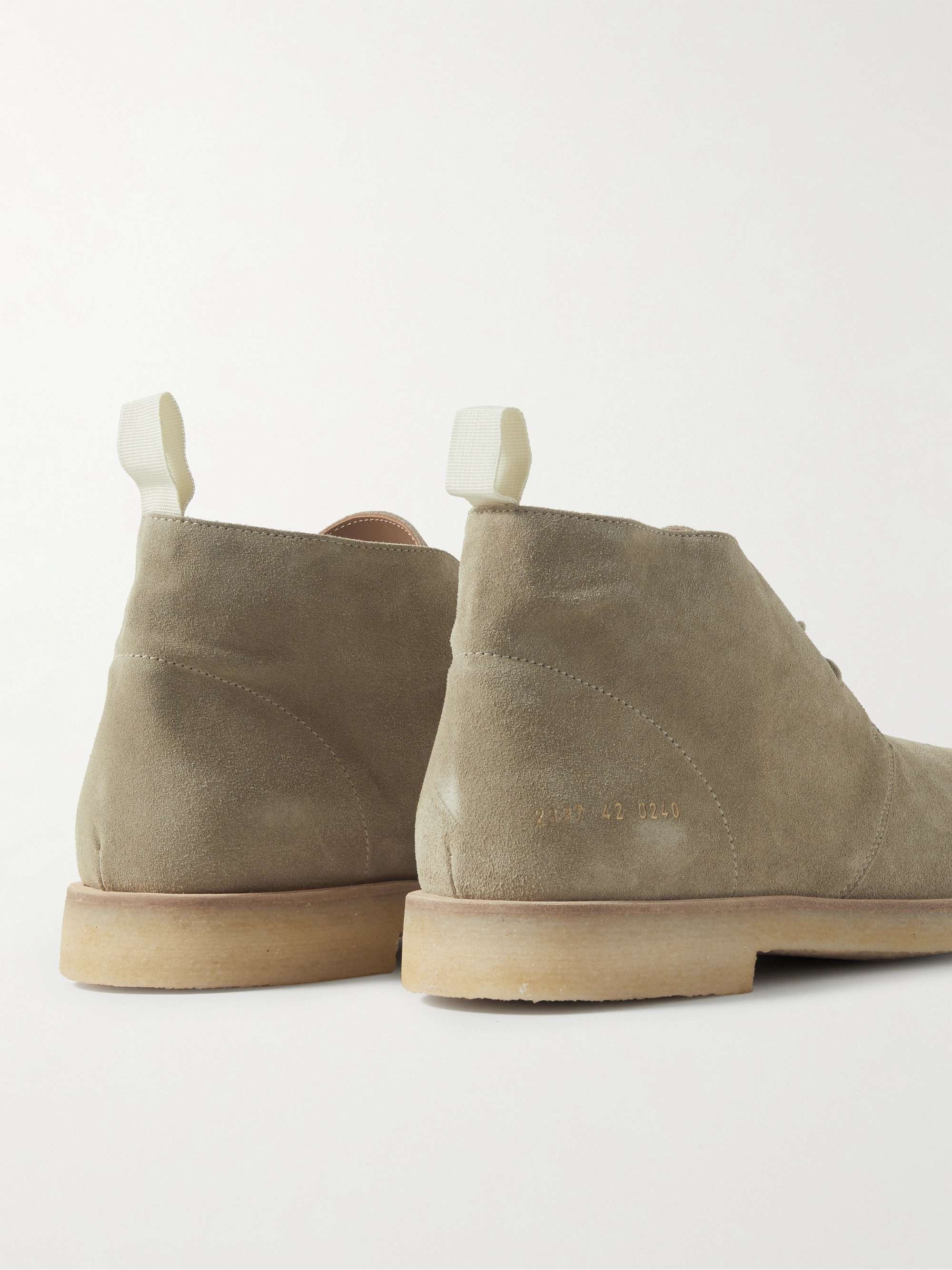 Common Projects COMMON PROJECTS Suede Chukka Boots Taupe 2337 0240 Size US 7 / EU 40 - 3 Thumbnail