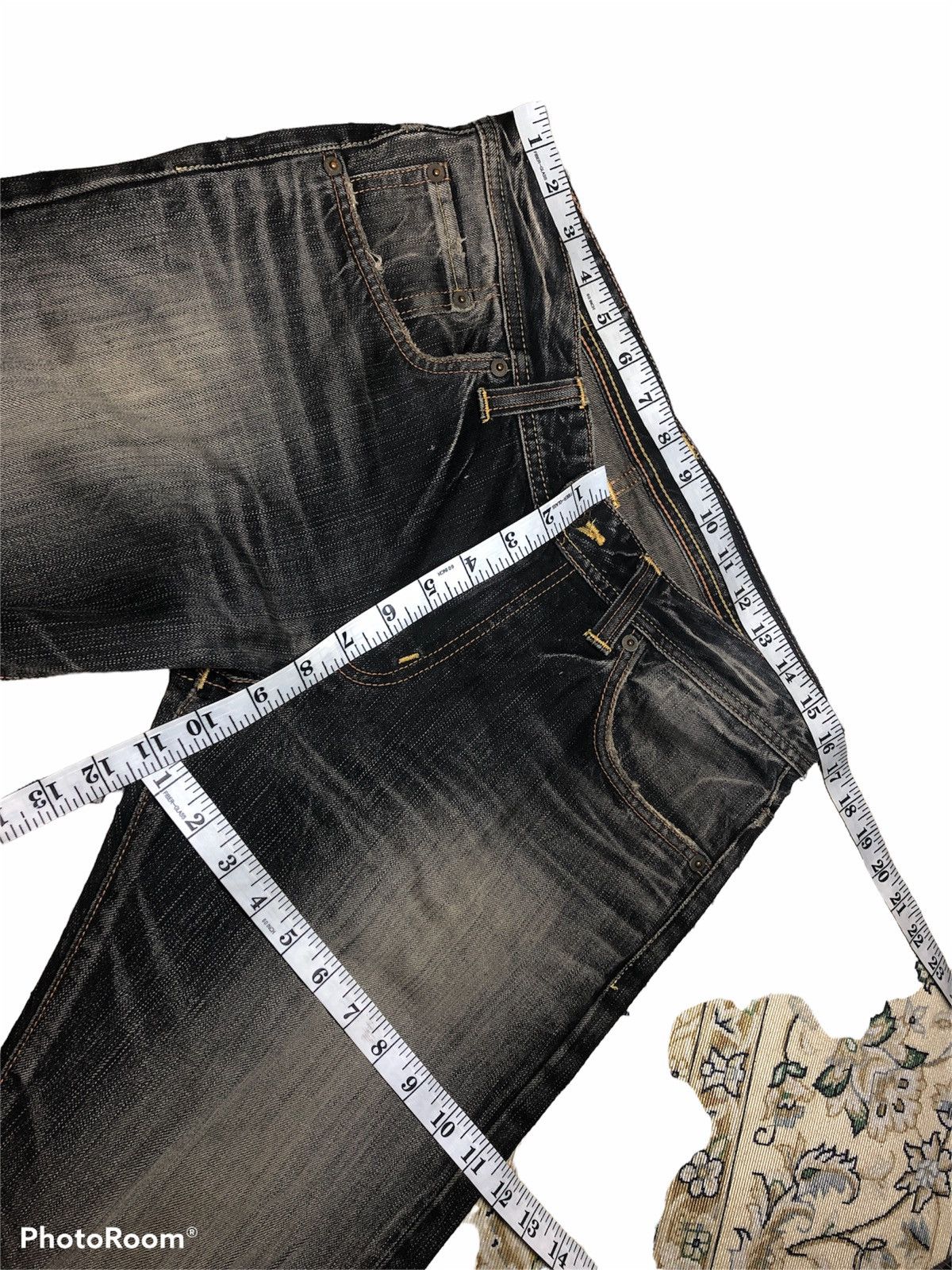 Edwin FLARED⚡️⚡️EDWIN WASHED BLACK DENIM Size US 32 / EU 48 - 6 Thumbnail