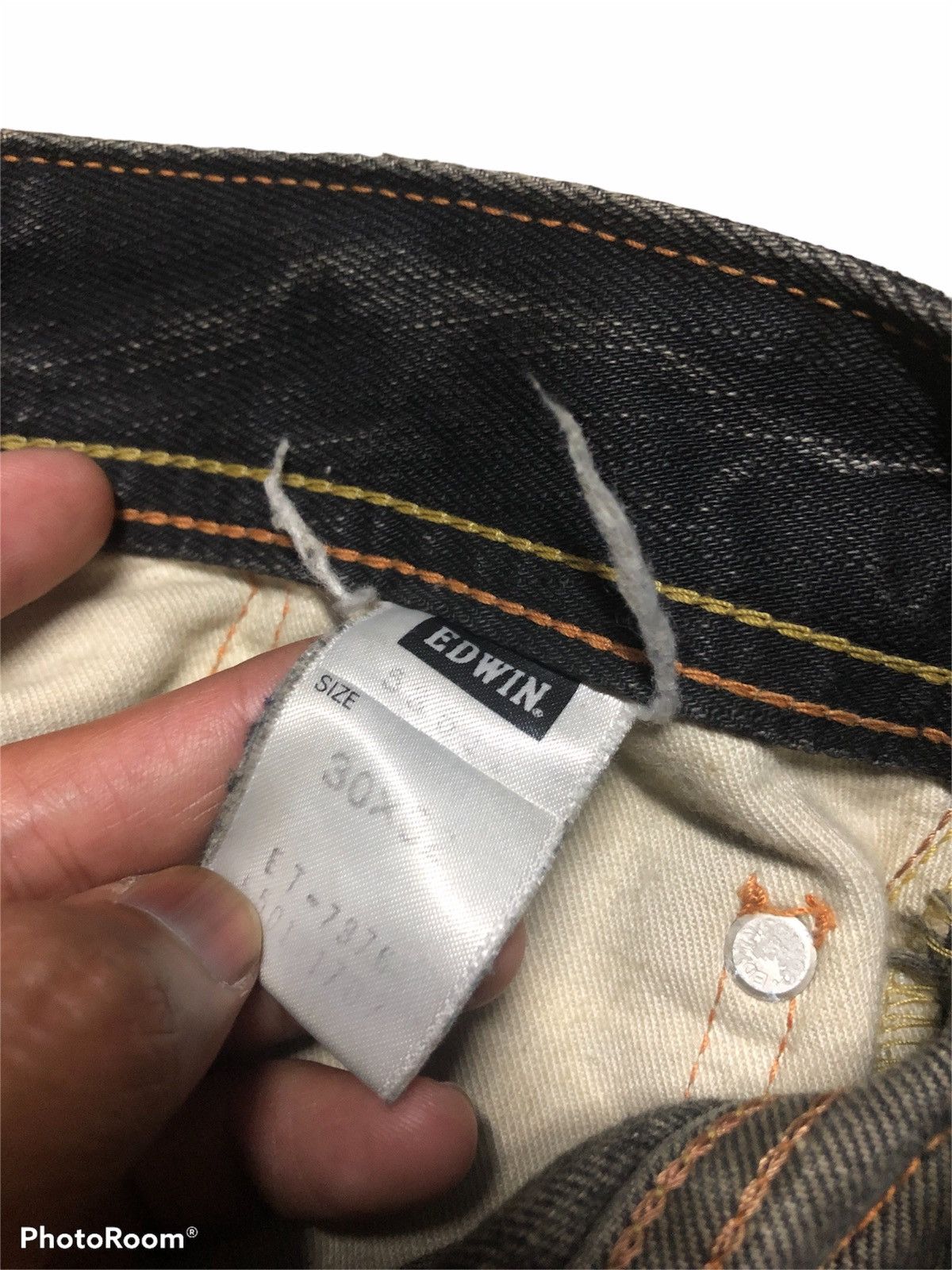 Edwin FLARED⚡️⚡️EDWIN WASHED BLACK DENIM Size US 32 / EU 48 - 4 Thumbnail