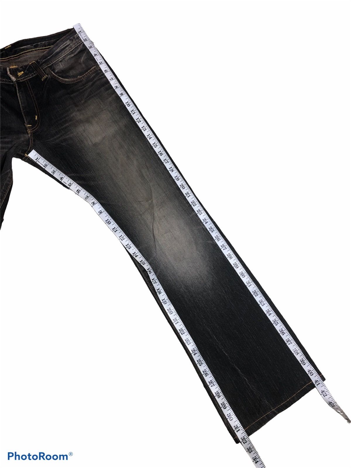 Edwin FLARED⚡️⚡️EDWIN WASHED BLACK DENIM Size US 32 / EU 48 - 8 Thumbnail