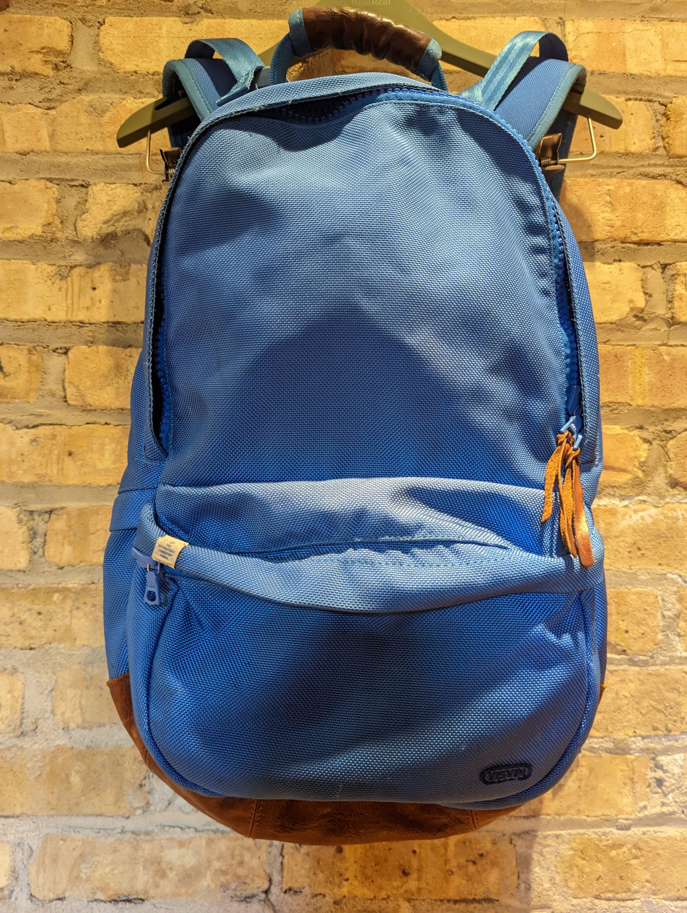 Visvim Visvim Ballistic 22L Backpack Cordura Blue Brown Leather Size ONE SIZE - 4 Thumbnail