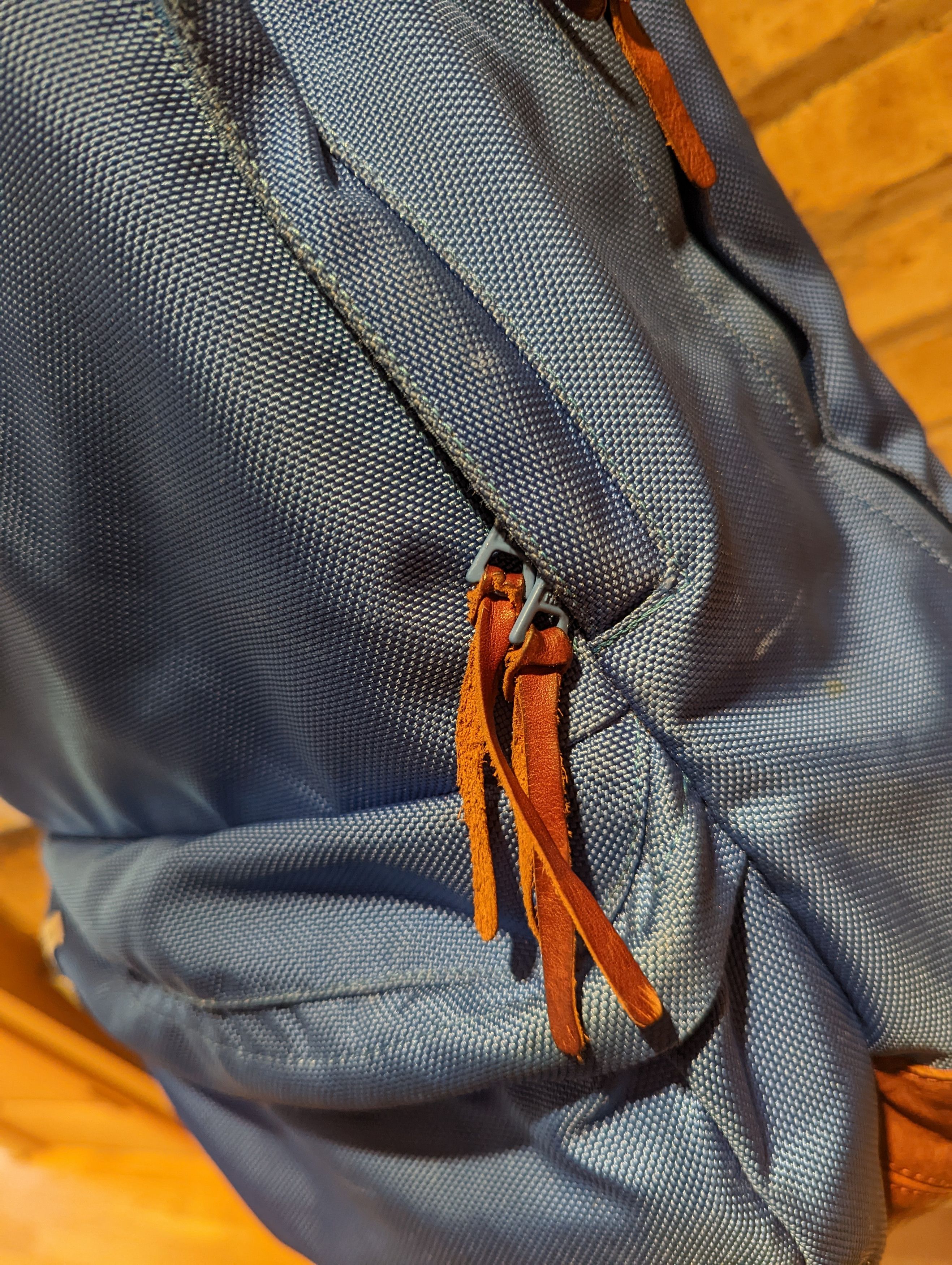 Visvim Visvim Ballistic 22L Backpack Cordura Blue Brown Leather Size ONE SIZE - 24 Thumbnail