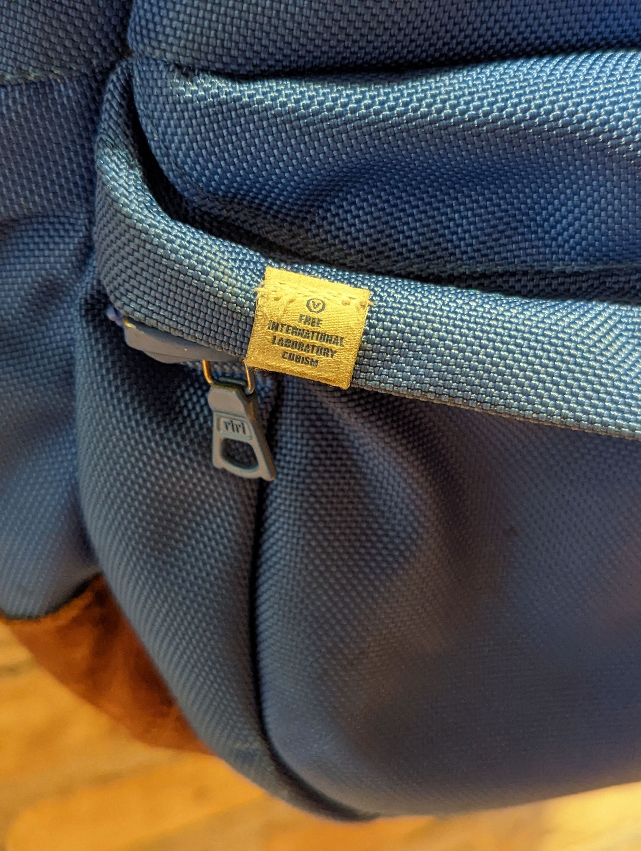 Visvim Visvim Ballistic 22L Backpack Cordura Blue Brown Leather Size ONE SIZE - 10 Thumbnail