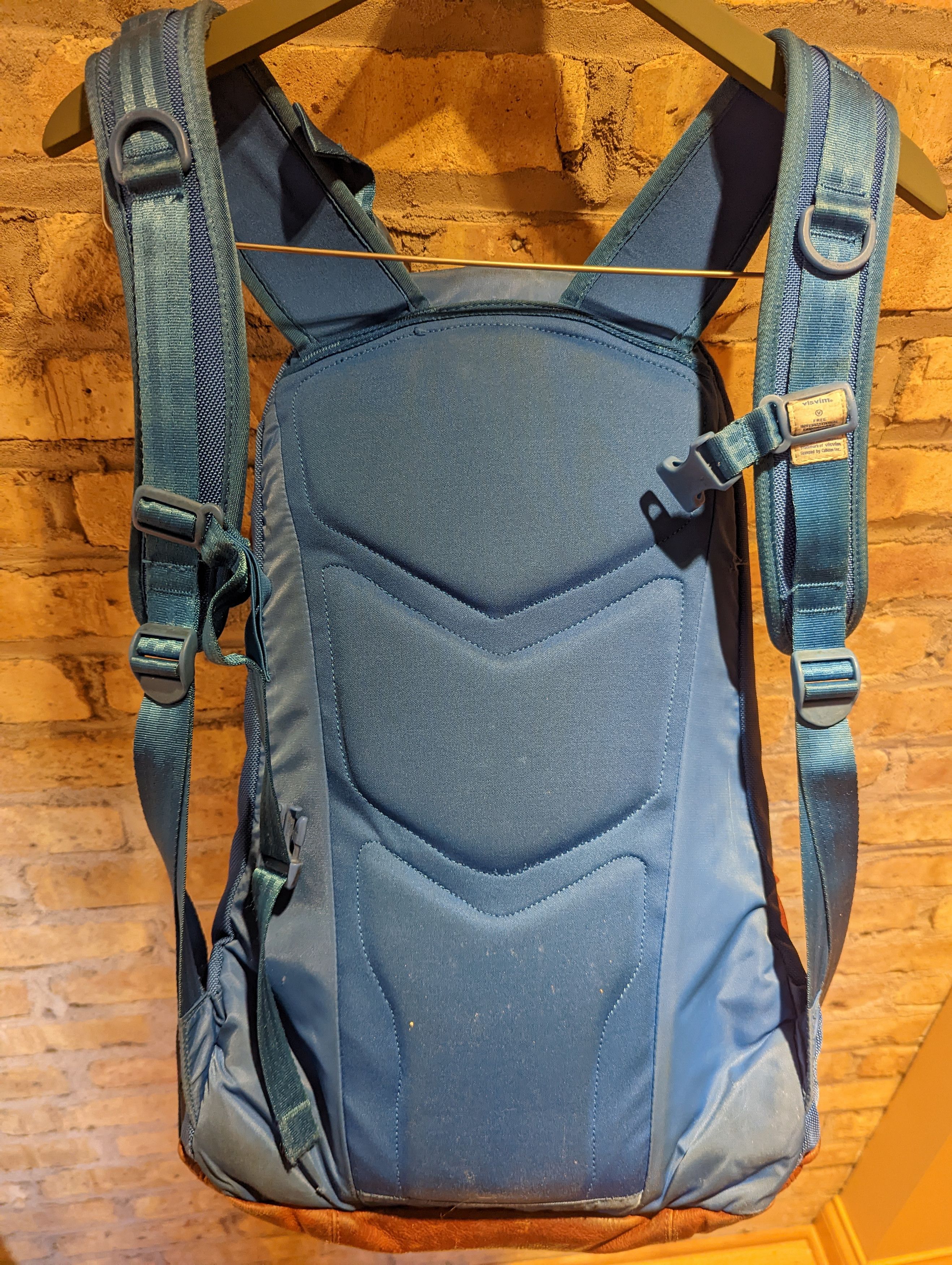 Visvim Visvim Ballistic 22L Backpack Cordura Blue Brown Leather Size ONE SIZE - 16 Thumbnail