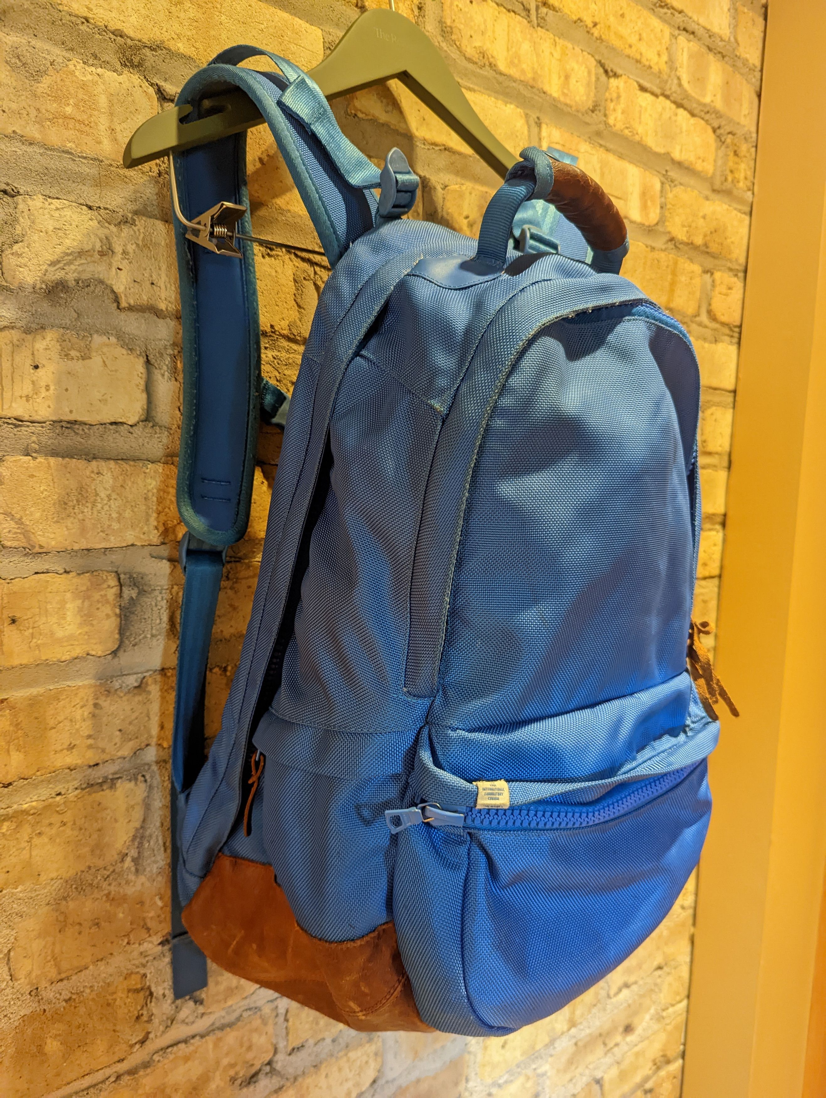 Visvim Visvim Ballistic 22L Backpack Cordura Blue Brown Leather Size ONE SIZE - 2 Thumbnail