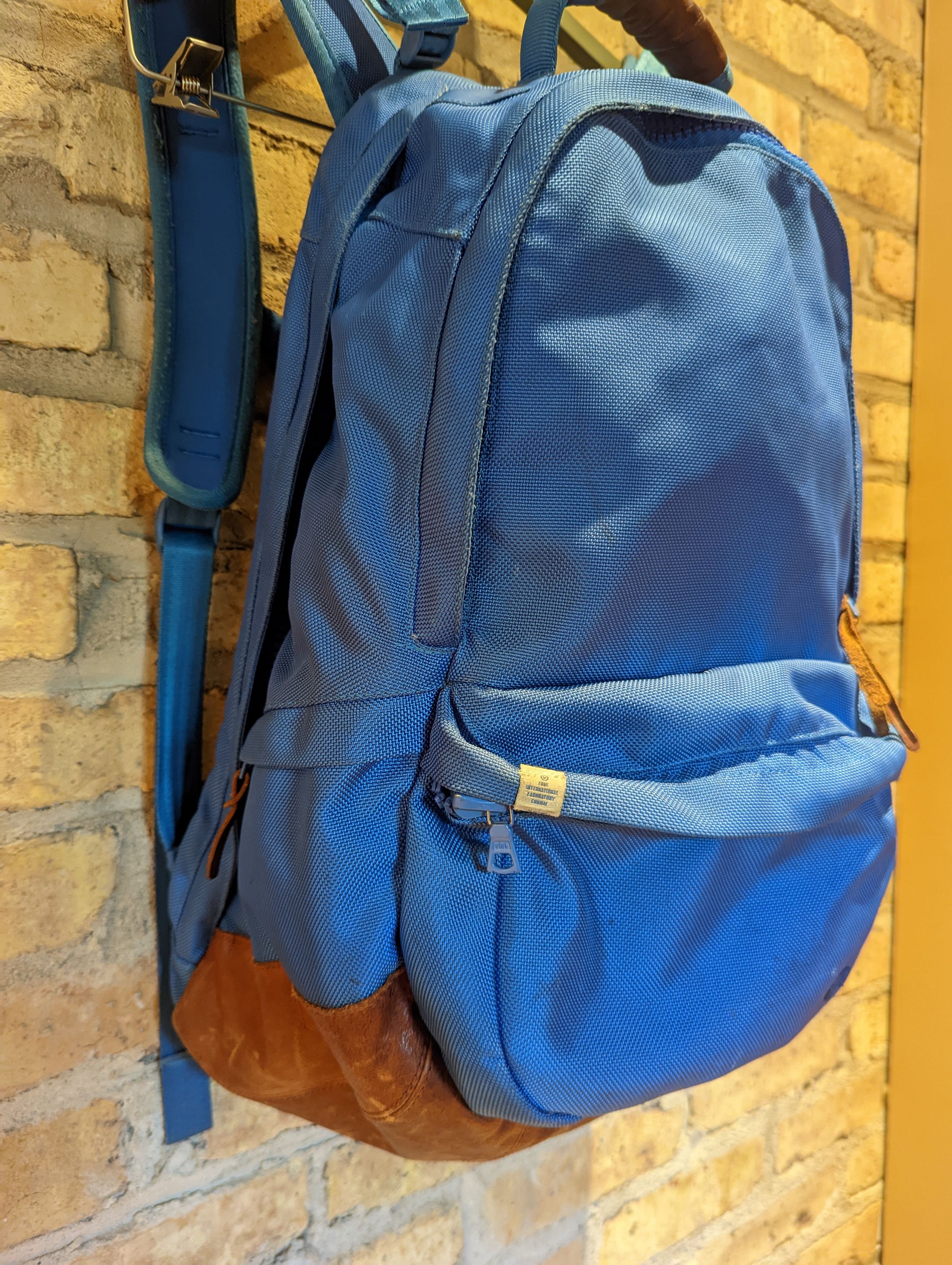 Visvim Visvim Ballistic 22L Backpack Cordura Blue Brown Leather Size ONE SIZE - 12 Thumbnail
