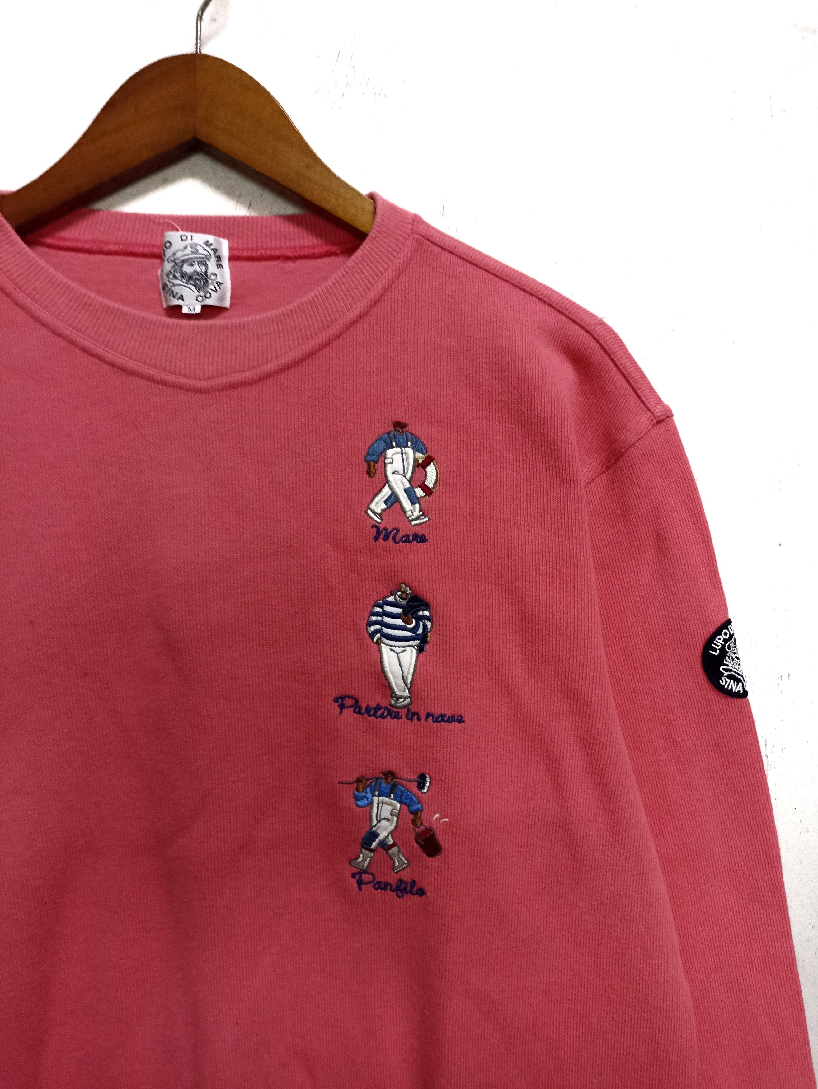 Captain Santors × Japanese Brand × Vintage Lupo Di Mare Sina Cova sweatshirt Size US M / EU 48-50 / 2 - 2 Thumbnail