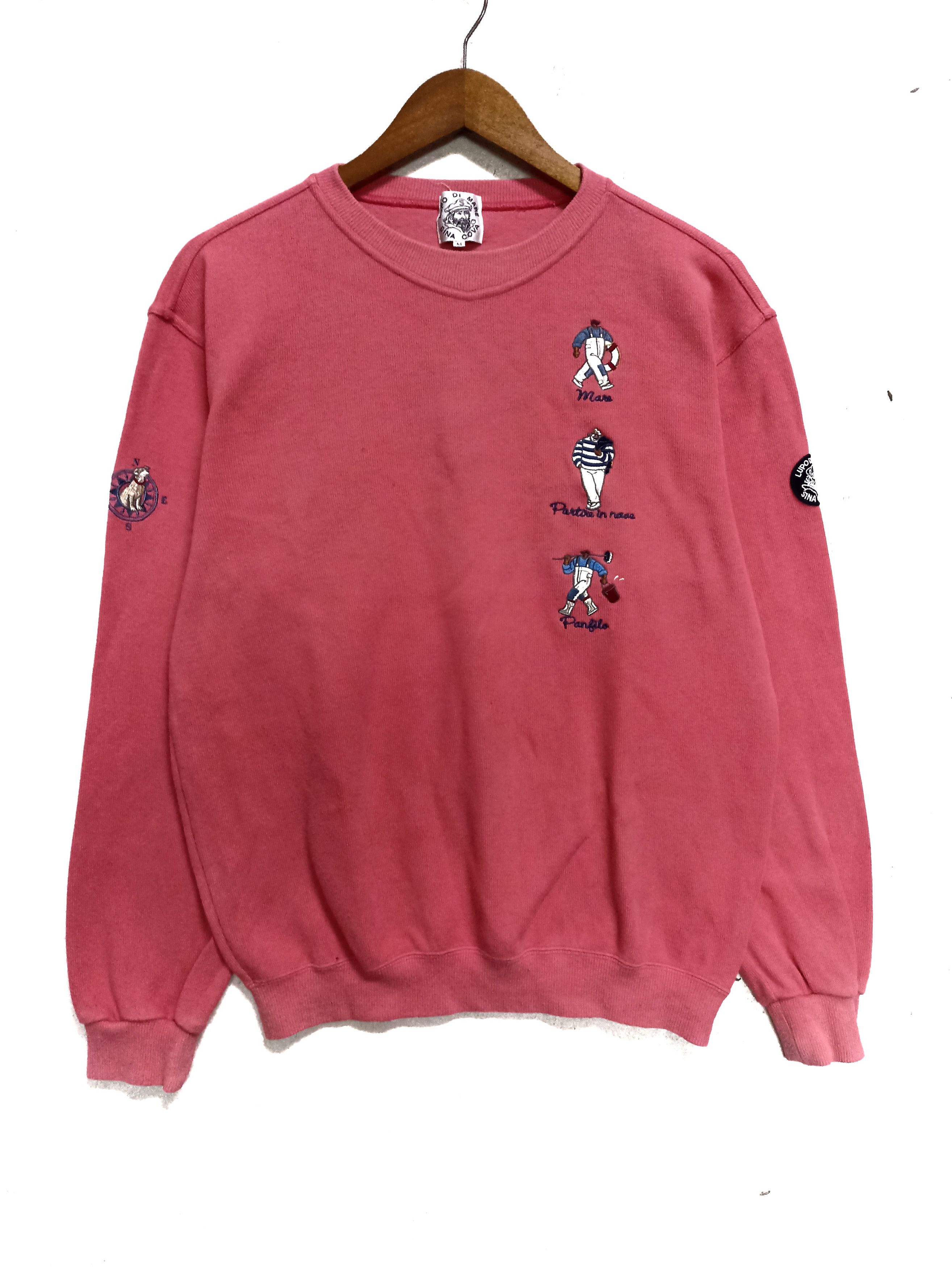 Captain Santors × Japanese Brand × Vintage Lupo Di Mare Sina Cova sweatshirt Size US M / EU 48-50 / 2 - 3 Thumbnail