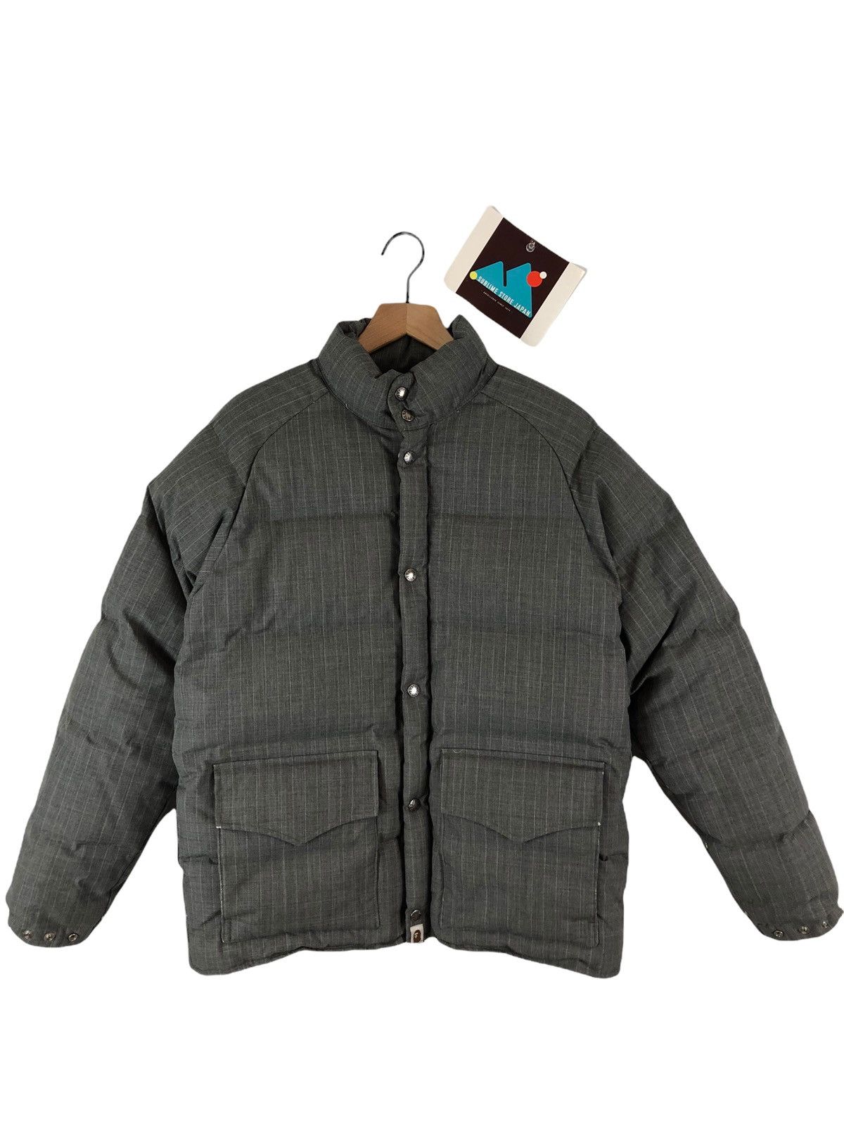 Bape Gore-Tex Plaid Puffer Down Jacket