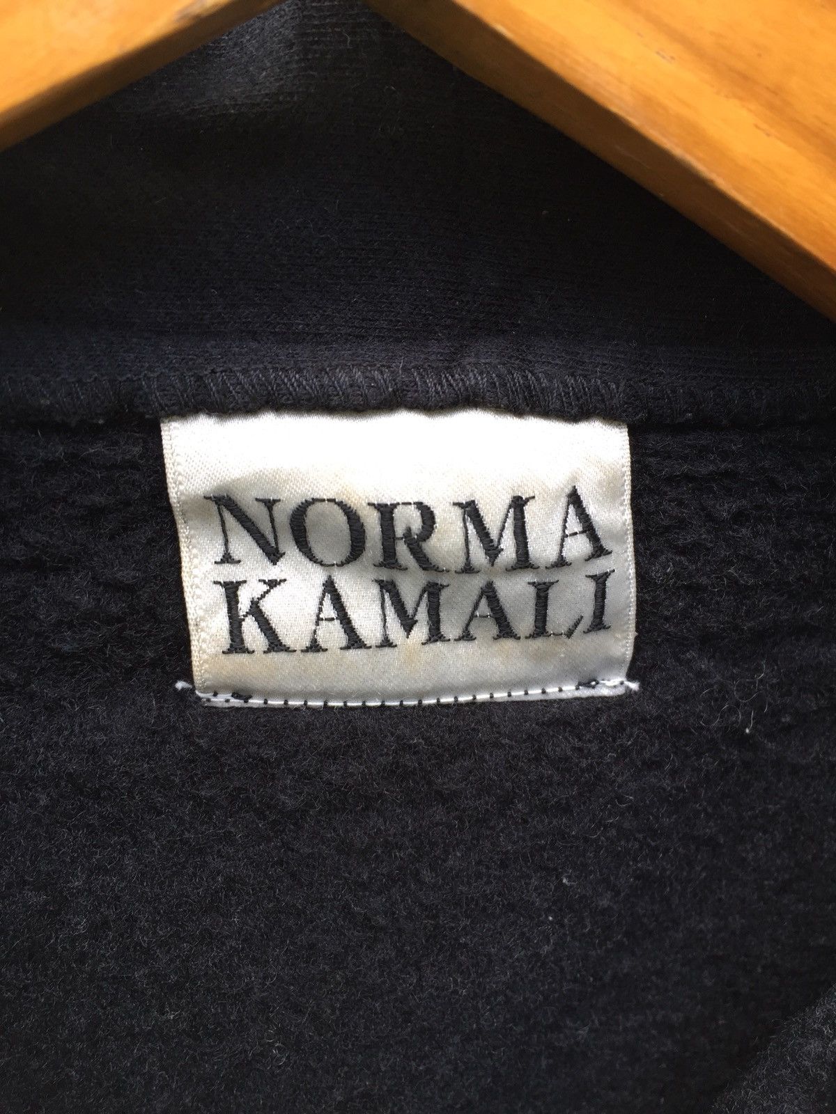 Other Vintage Norma Kamali Black Overcoat Jacket Size M / US 6-8 / IT 42-44 - 4 Thumbnail