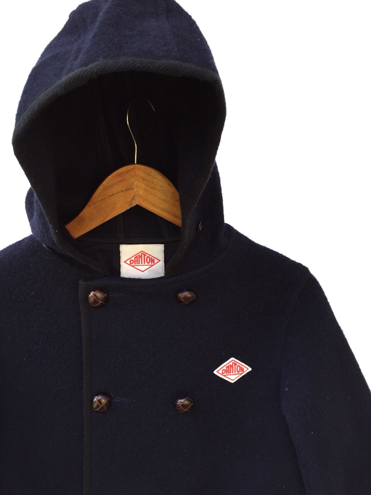 Danton Danton Wool Navy Blue Hoodie Jacket Size US S / EU 44-46 / 1 - 3 Thumbnail