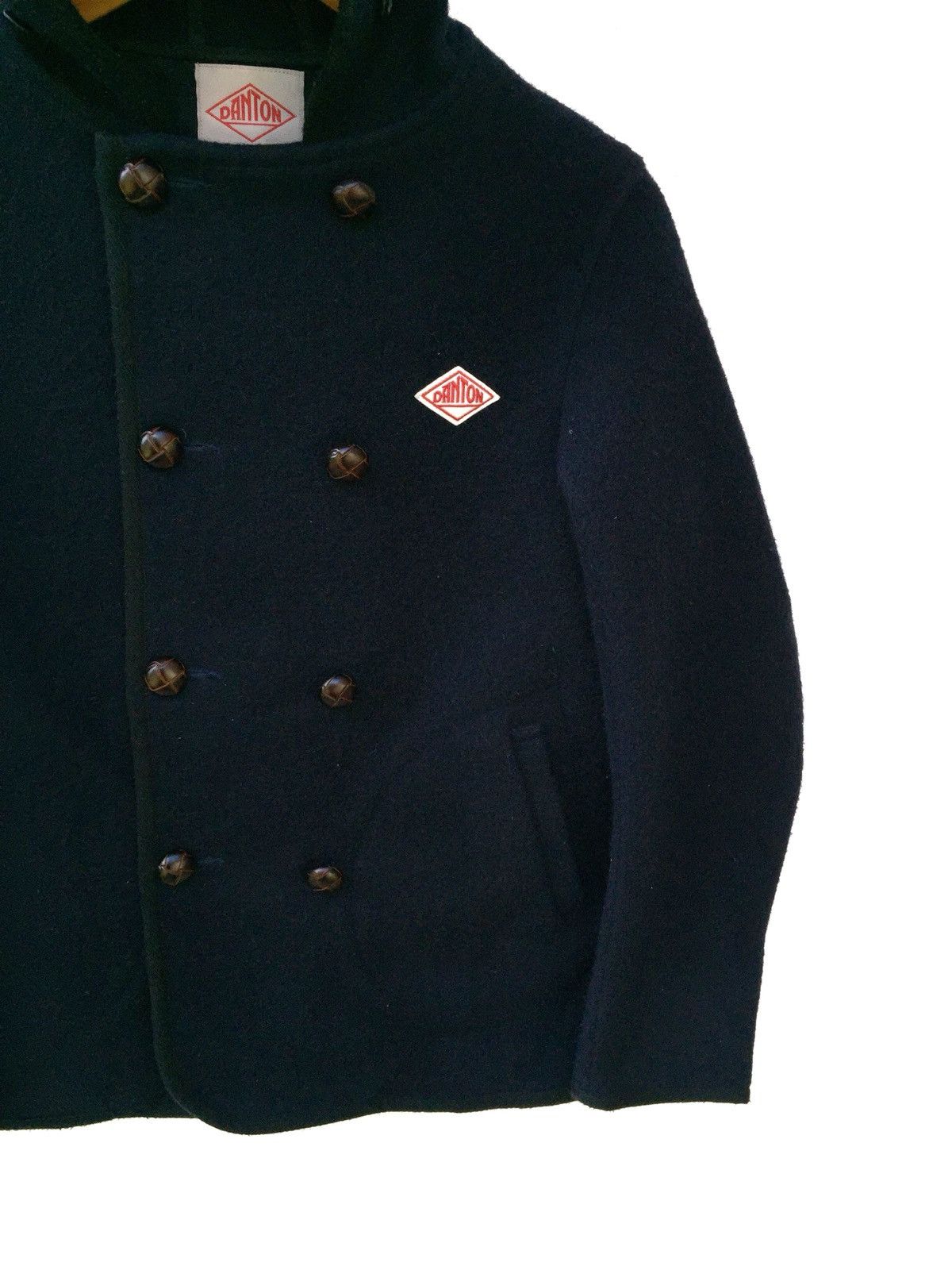 Danton Danton Wool Navy Blue Hoodie Jacket Size US S / EU 44-46 / 1 - 5 Thumbnail