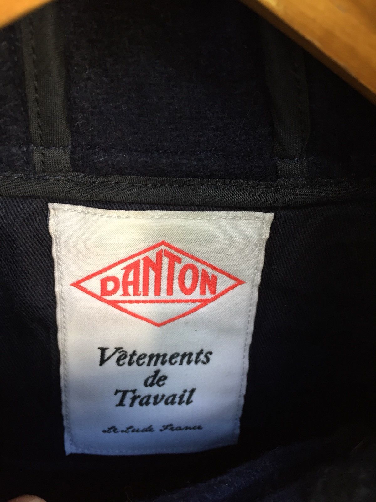 Danton Danton Wool Navy Blue Hoodie Jacket Size US S / EU 44-46 / 1 - 6 Thumbnail