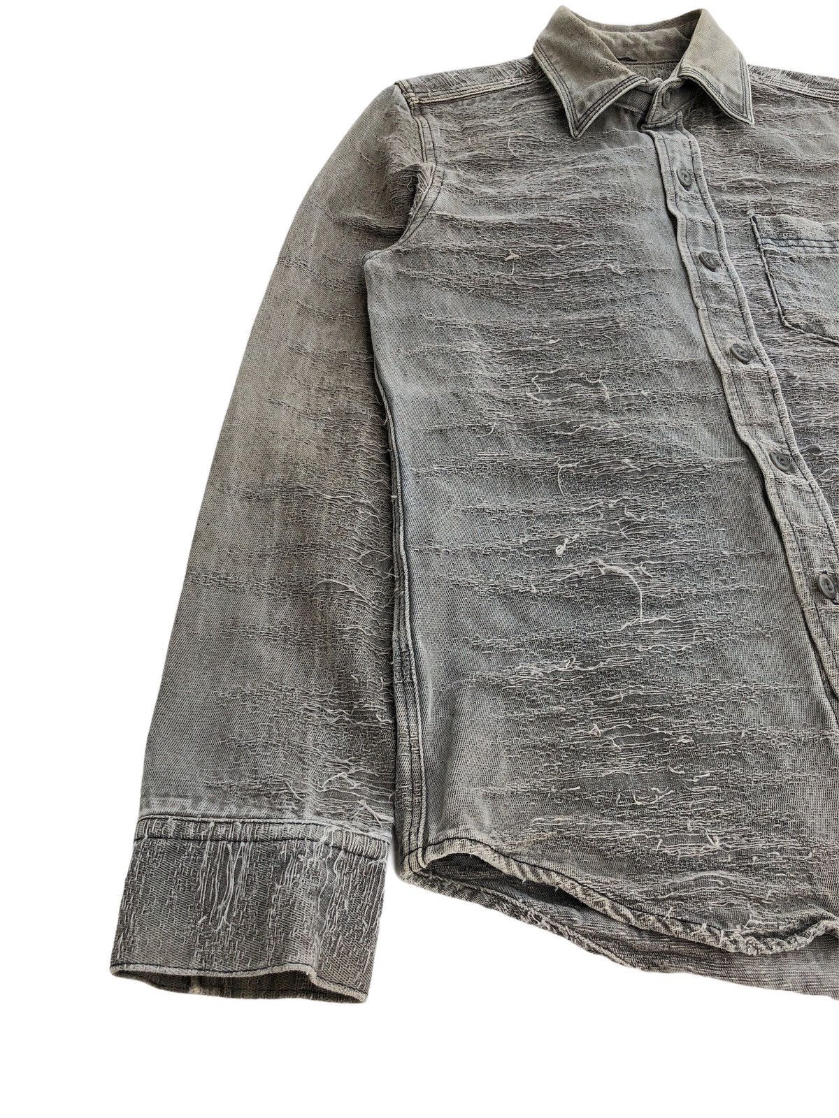L7 Real Hip L7 Real Hip Japan Destroyed Shirt Jacket Homeless Design Size US S / EU 44-46 / 1 - 8 Thumbnail