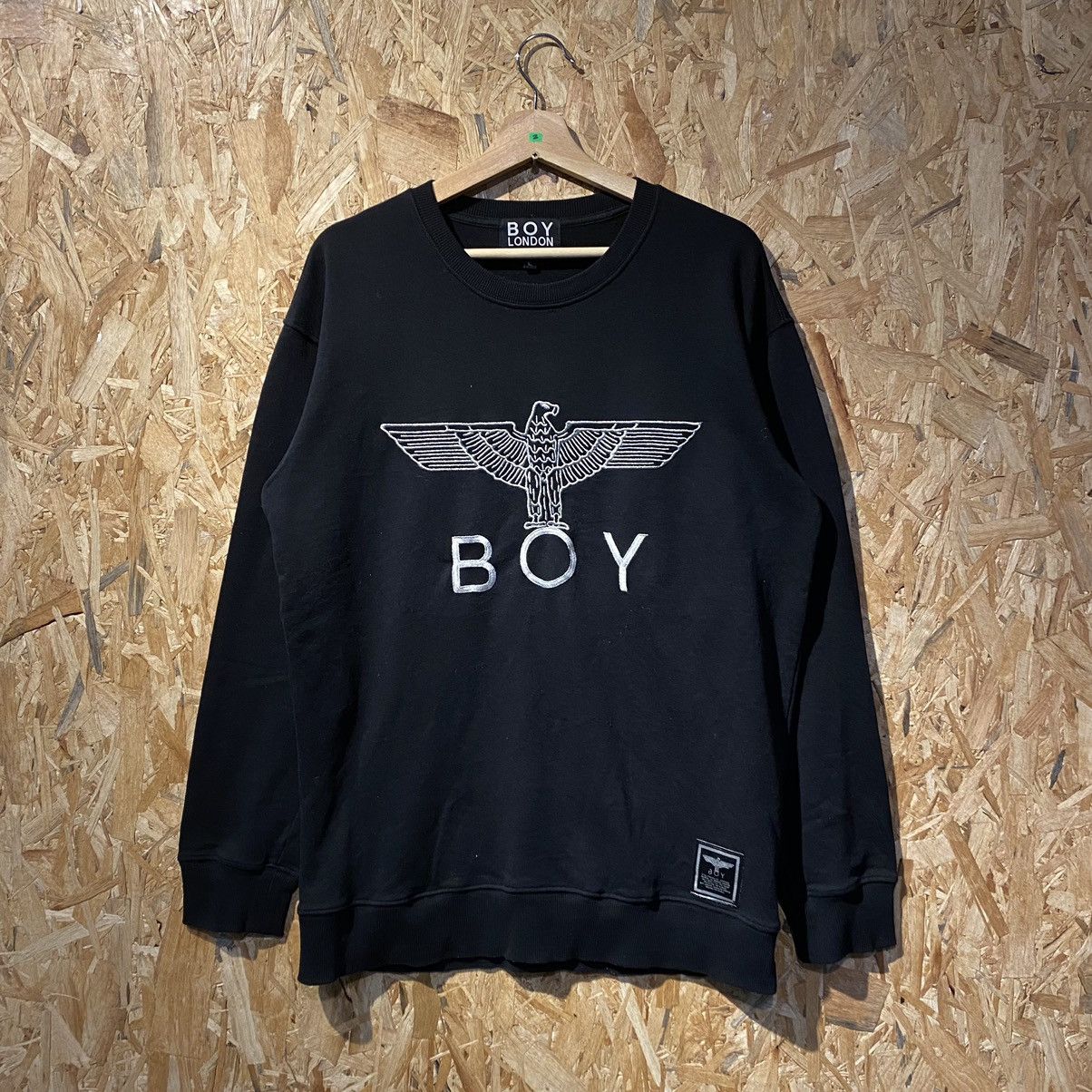 RARE‼️Boy London United Kingdom Logo Embroidery Sweatshirts