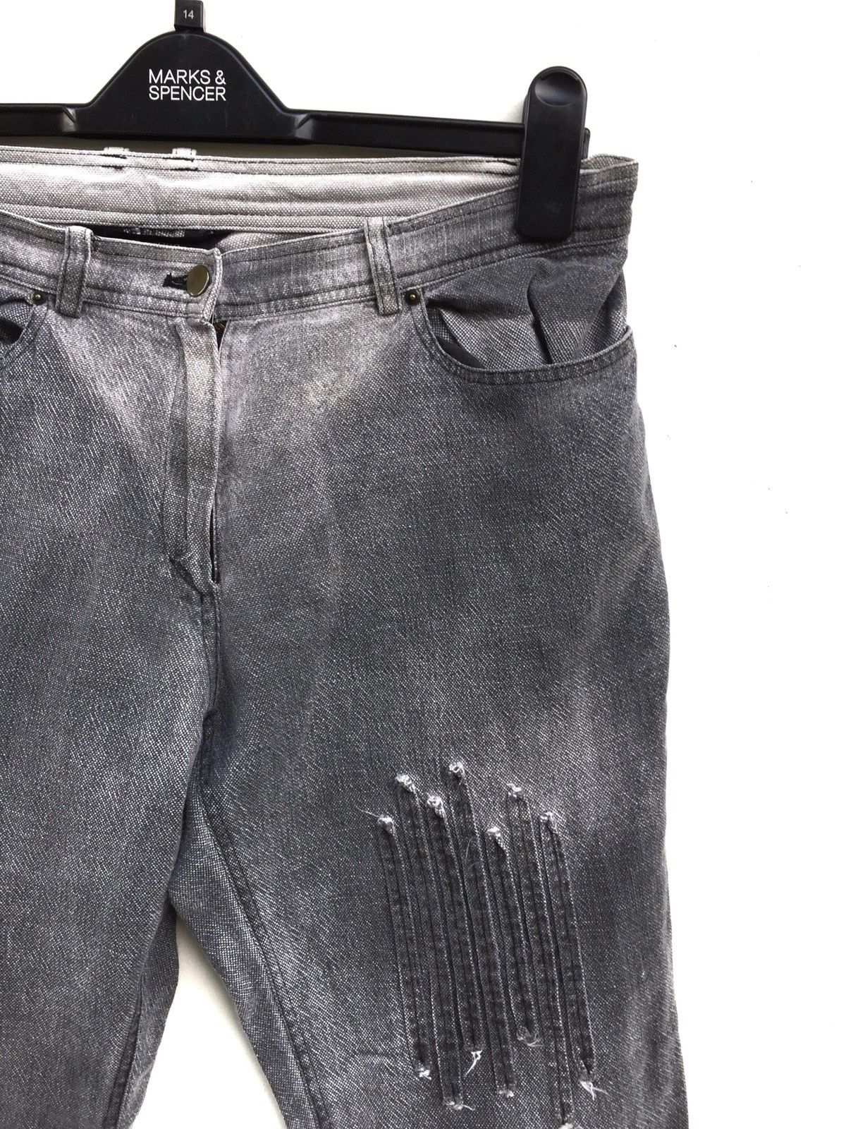 Designer × Japanese Brand Japanese Designers Ritsuko Shirahama Distressed Jeans Size US 29 - 3 Thumbnail