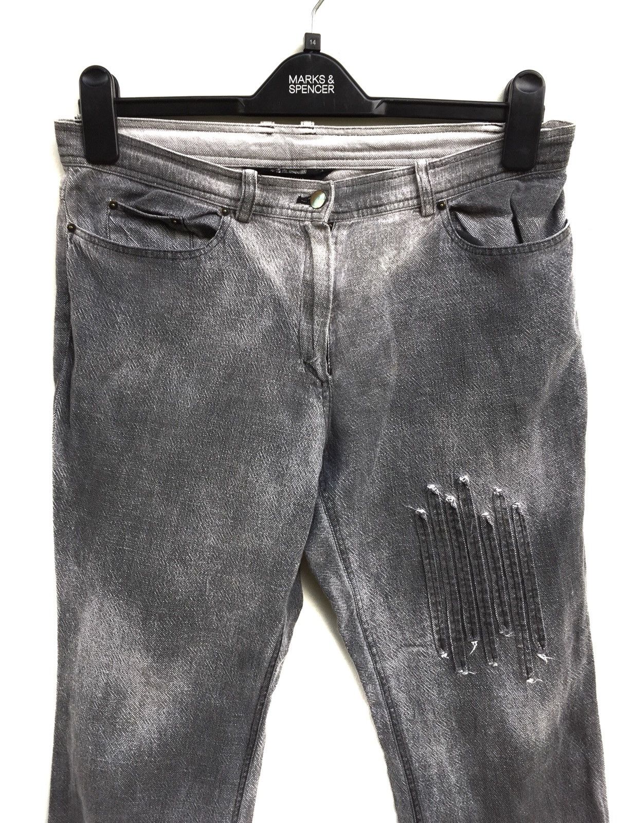 Designer × Japanese Brand Japanese Designers Ritsuko Shirahama Distressed Jeans Size US 29 - 4 Thumbnail