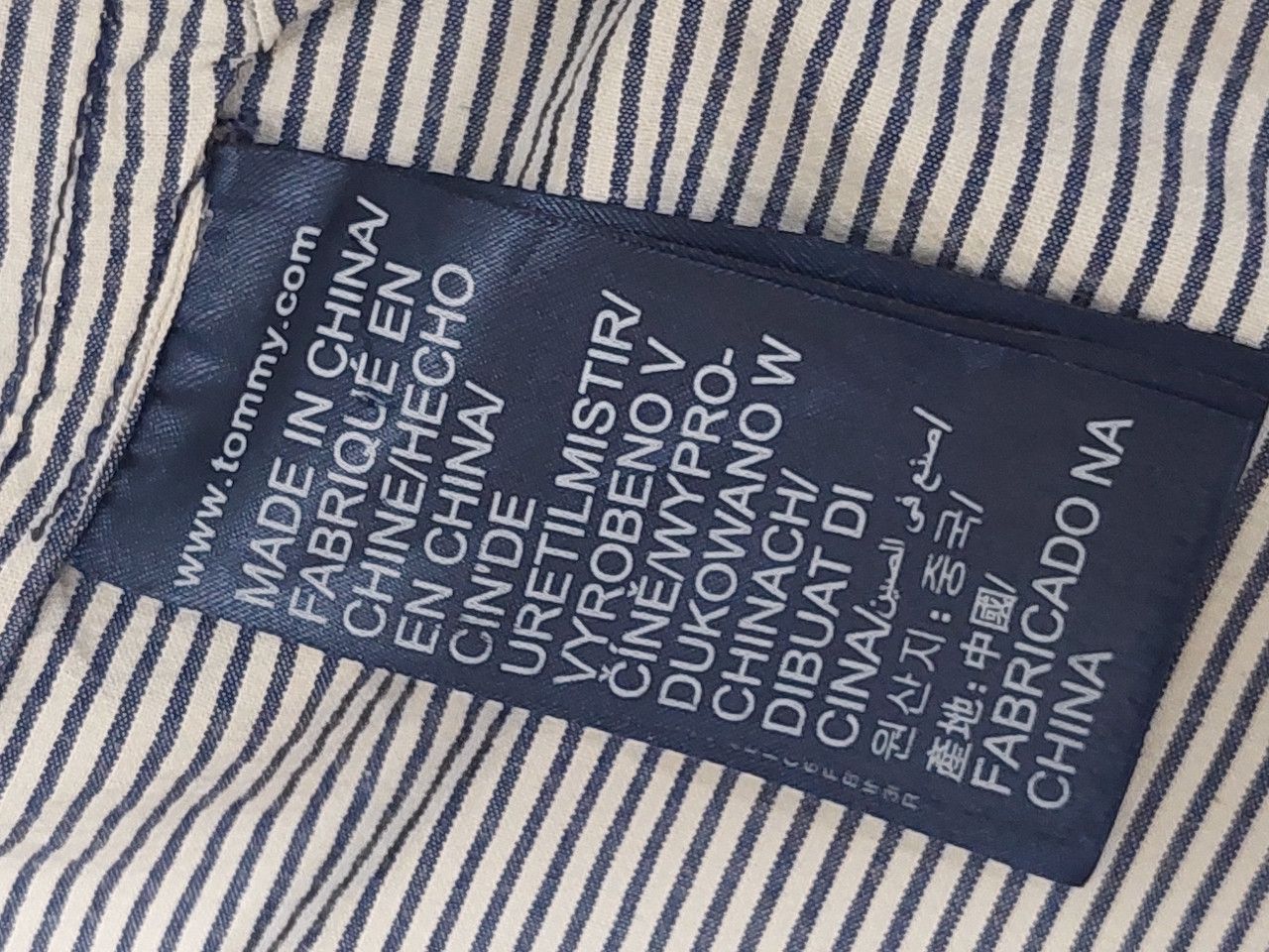 Tommy Hilfiger × Vintage VINTAGE TOMMY HILFIGER BLAZER COAT HICKORY JACKET Size US M / EU 48-50 / 2 - 5 Thumbnail