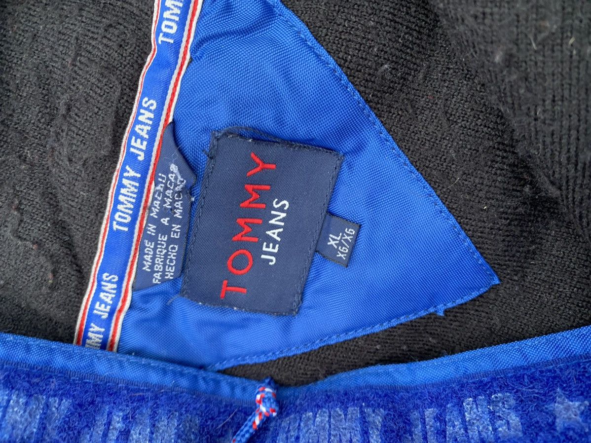 Tommy Hilfiger × Tommy Jeans × Vintage Tommy Hilfiger Vintage Teddy Anorak Jacket Oversized Black Size US XL / EU 56 / 4 - 9 Thumbnail