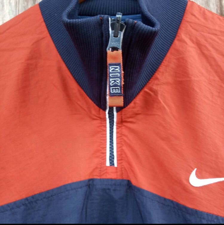 Nike Vintage Nike Swoosh Reversible Half zipper Windbreaker Size US M / EU 48-50 / 2 - 5 Thumbnail