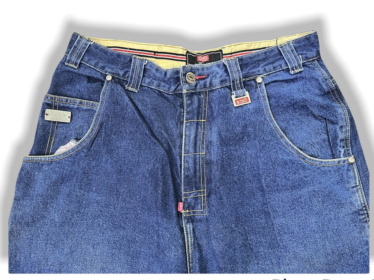 Ecko Unltd. GRAILS ECKO UNLTD Oversized Denim Streetwear Distressed Size US 36 / EU 52 - 7 Thumbnail