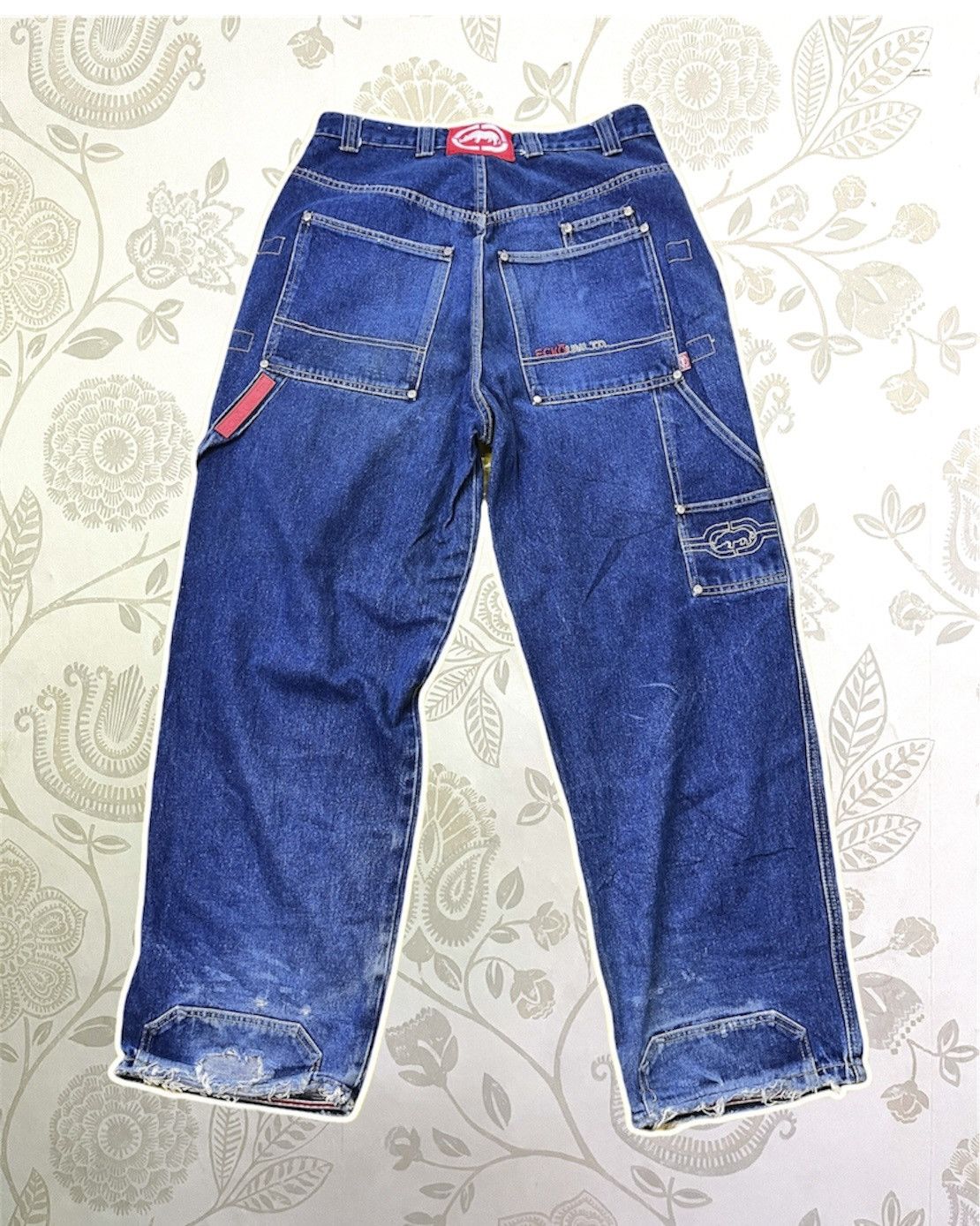 Ecko Unltd. GRAILS ECKO UNLTD Oversized Denim Streetwear Distressed Size US 36 / EU 52 - 14 Thumbnail