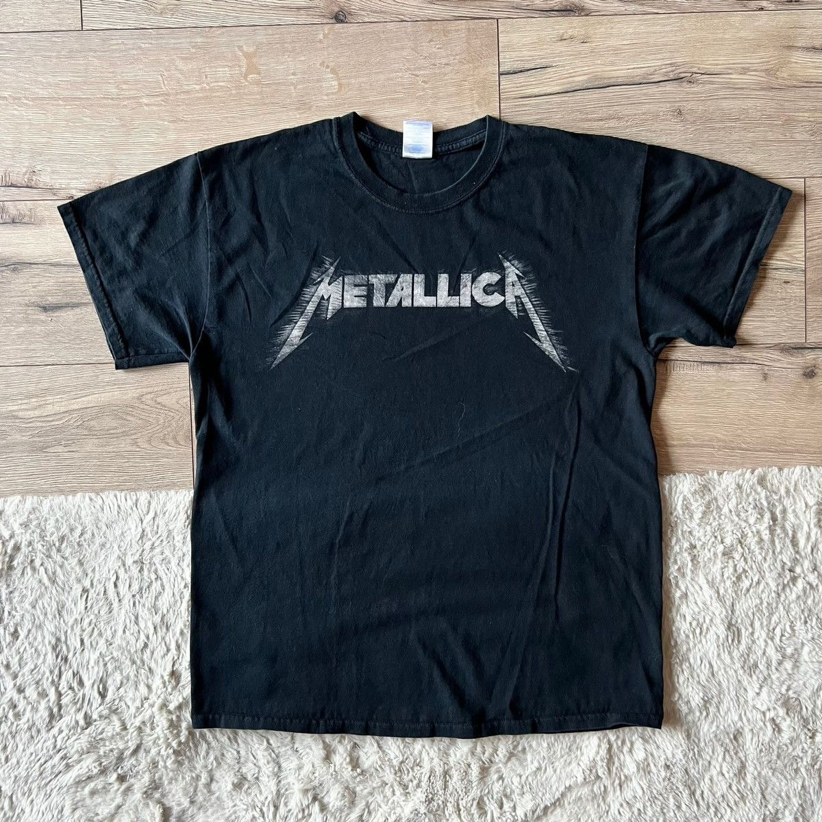 METALLICA Metallica Band T-shirt Band T Men's XL Metal unclear black type Vintage Second Hand