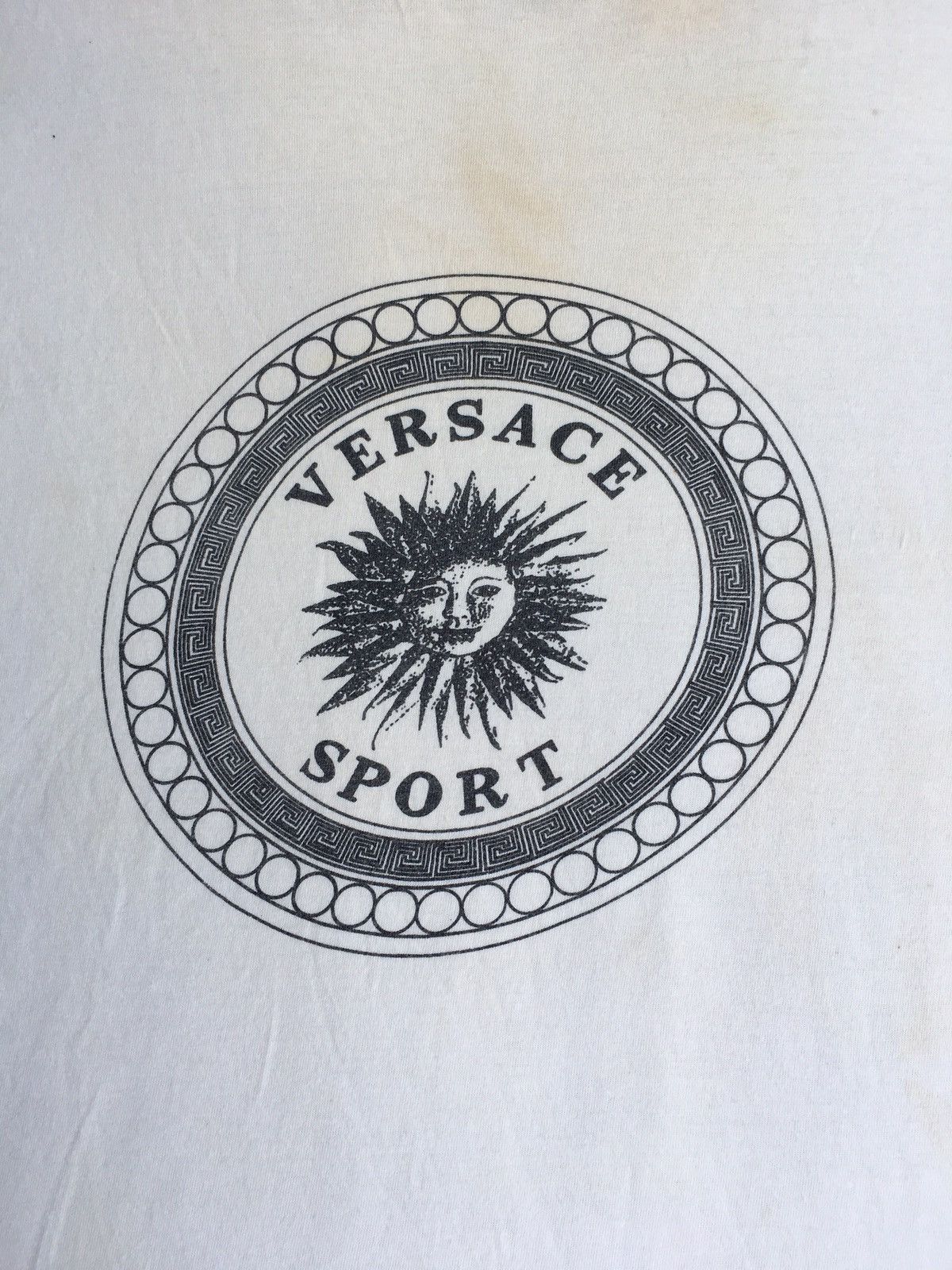 Versace Rare Vintage Versace Medusa Big Logo Tshirt Size US L / EU 52-54 / 3 - 6 Thumbnail
