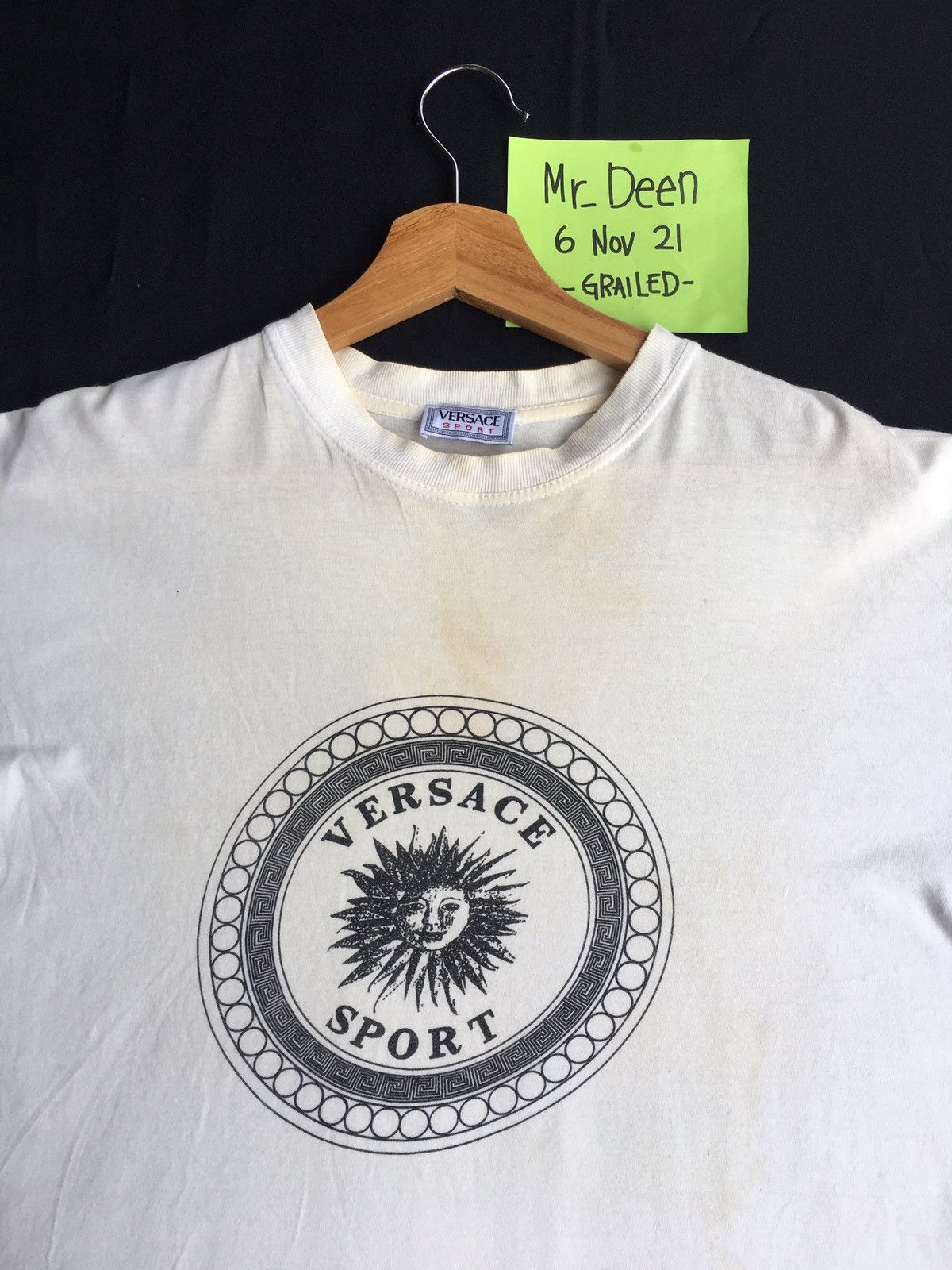 Versace Rare Vintage Versace Medusa Big Logo Tshirt Size US L / EU 52-54 / 3 - 5 Thumbnail