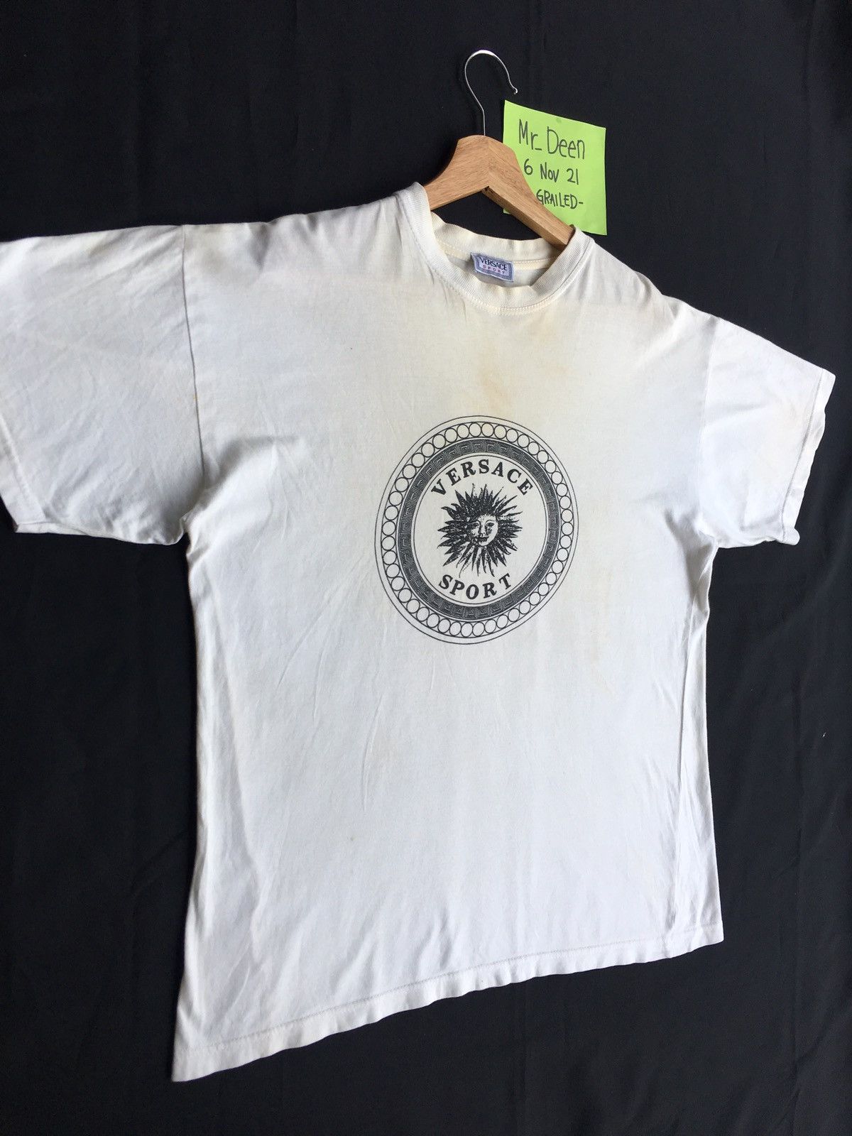 Versace Rare Vintage Versace Medusa Big Logo Tshirt Size US L / EU 52-54 / 3 - 4 Thumbnail