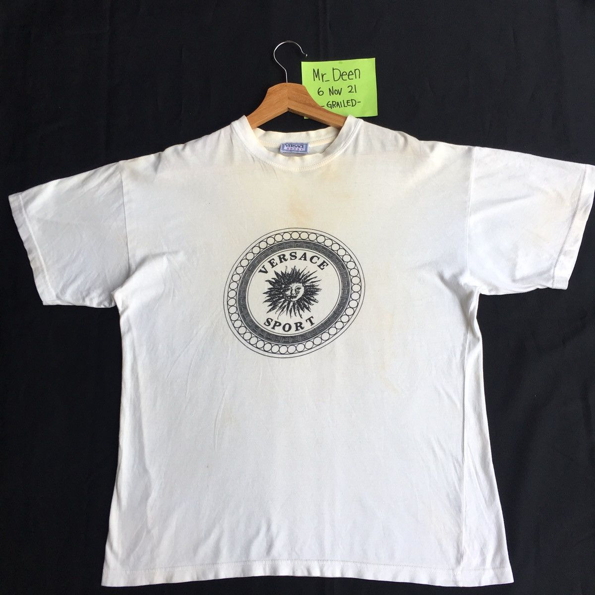 Versace Rare Vintage Versace Medusa Big Logo Tshirt Size US L / EU 52-54 / 3 - 2 Thumbnail