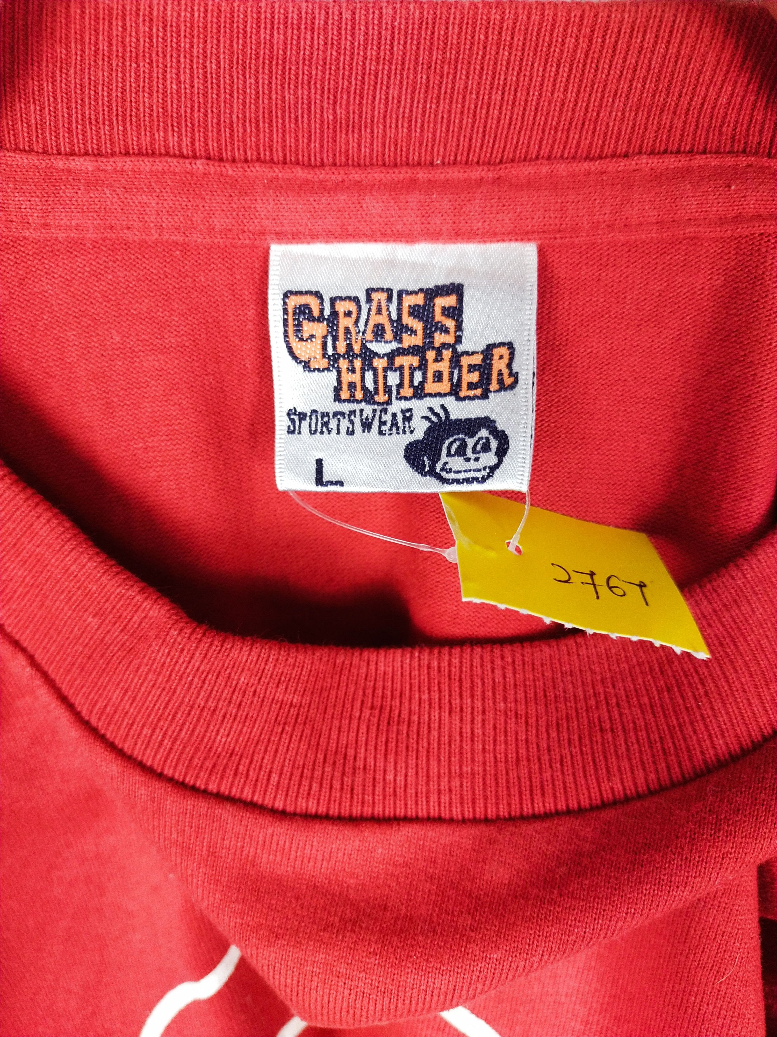 Japanese Brand DL Grass Hither monkey red Tshirt #2767 Size US M / EU 48-50 / 2 - 12 Thumbnail