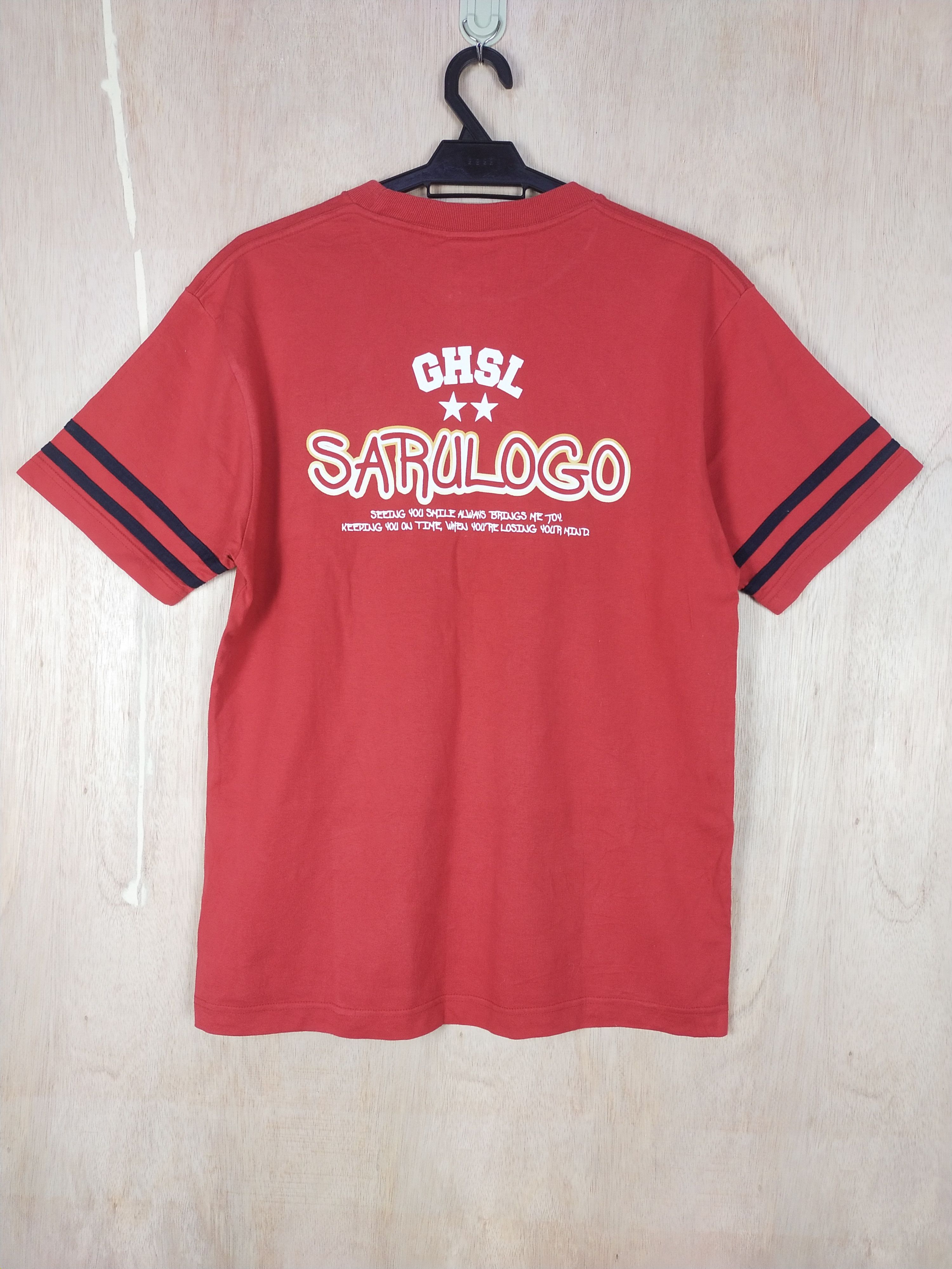 Japanese Brand DL Grass Hither monkey red Tshirt #2767 Size US M / EU 48-50 / 2 - 8 Thumbnail