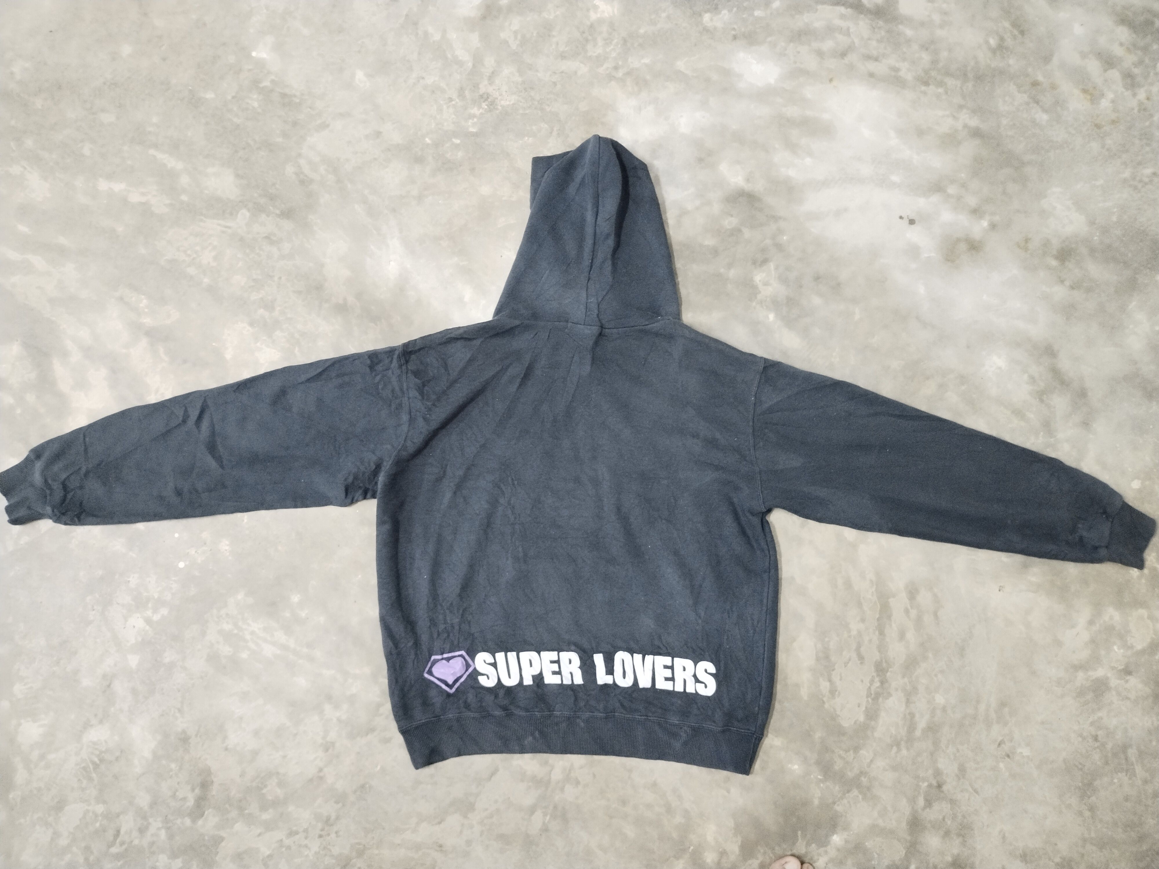 Japanese Brand × Vintage Vintage Super Lovers / Lovers Rock Faded Hoodie Size US M / EU 48-50 / 2 - 12 Thumbnail