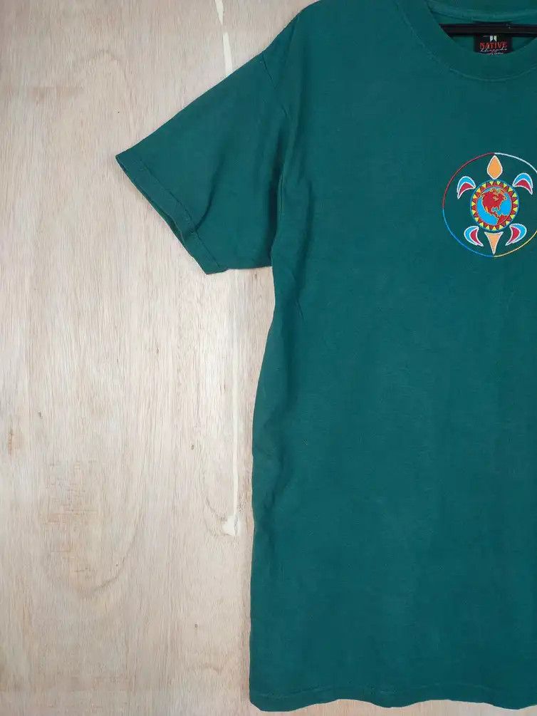 Native DL Native Thread made in usa green Tshirt #2760 Size US L / EU 52-54 / 3 - 11 Thumbnail