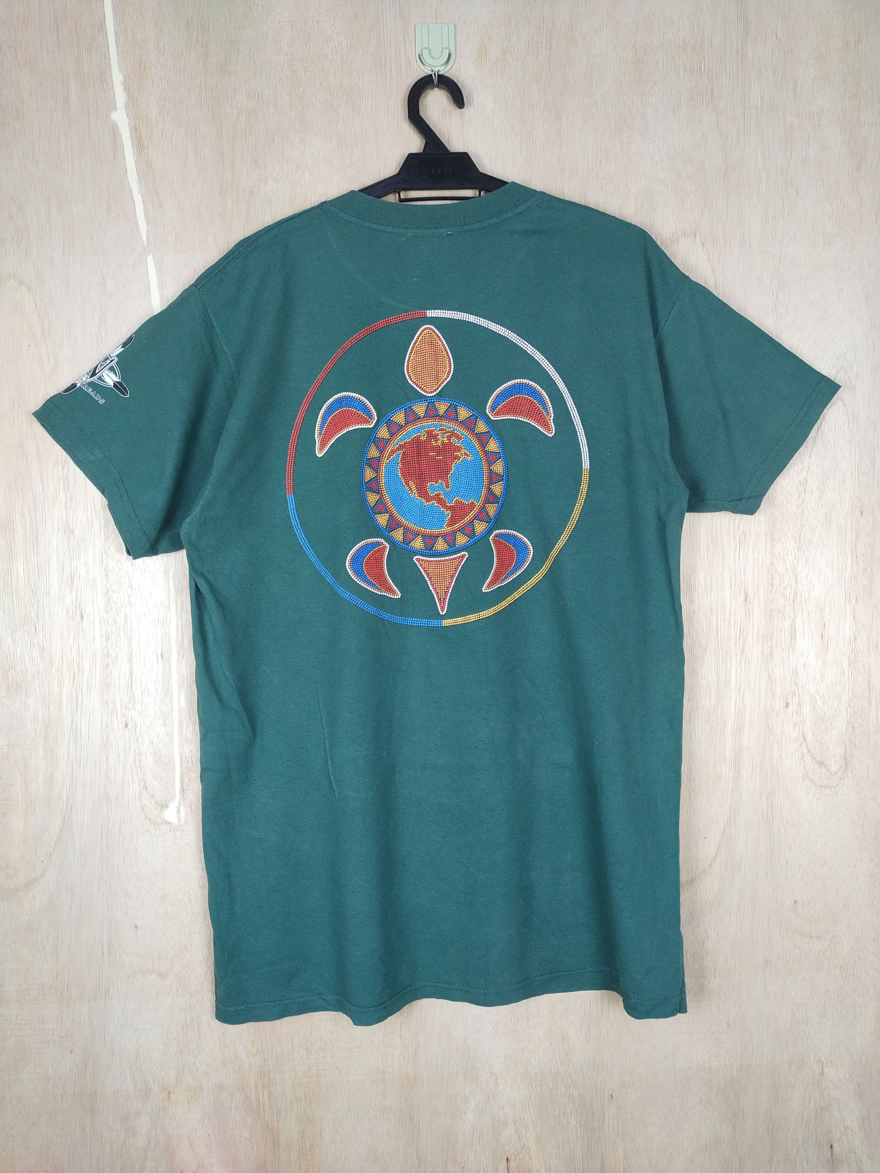 Native DL Native Thread made in usa green Tshirt #2760 Size US L / EU 52-54 / 3 - 1 Thumbnail