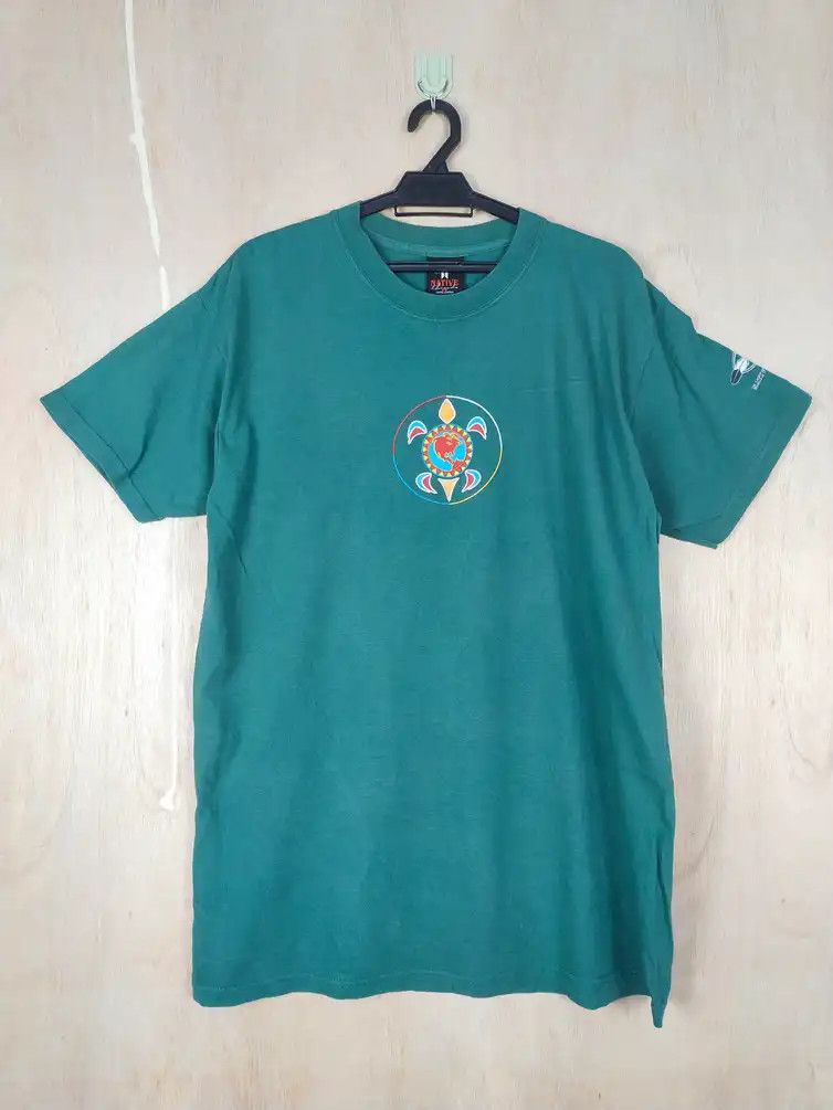 Native DL Native Thread made in usa green Tshirt #2760 Size US L / EU 52-54 / 3 - 13 Thumbnail
