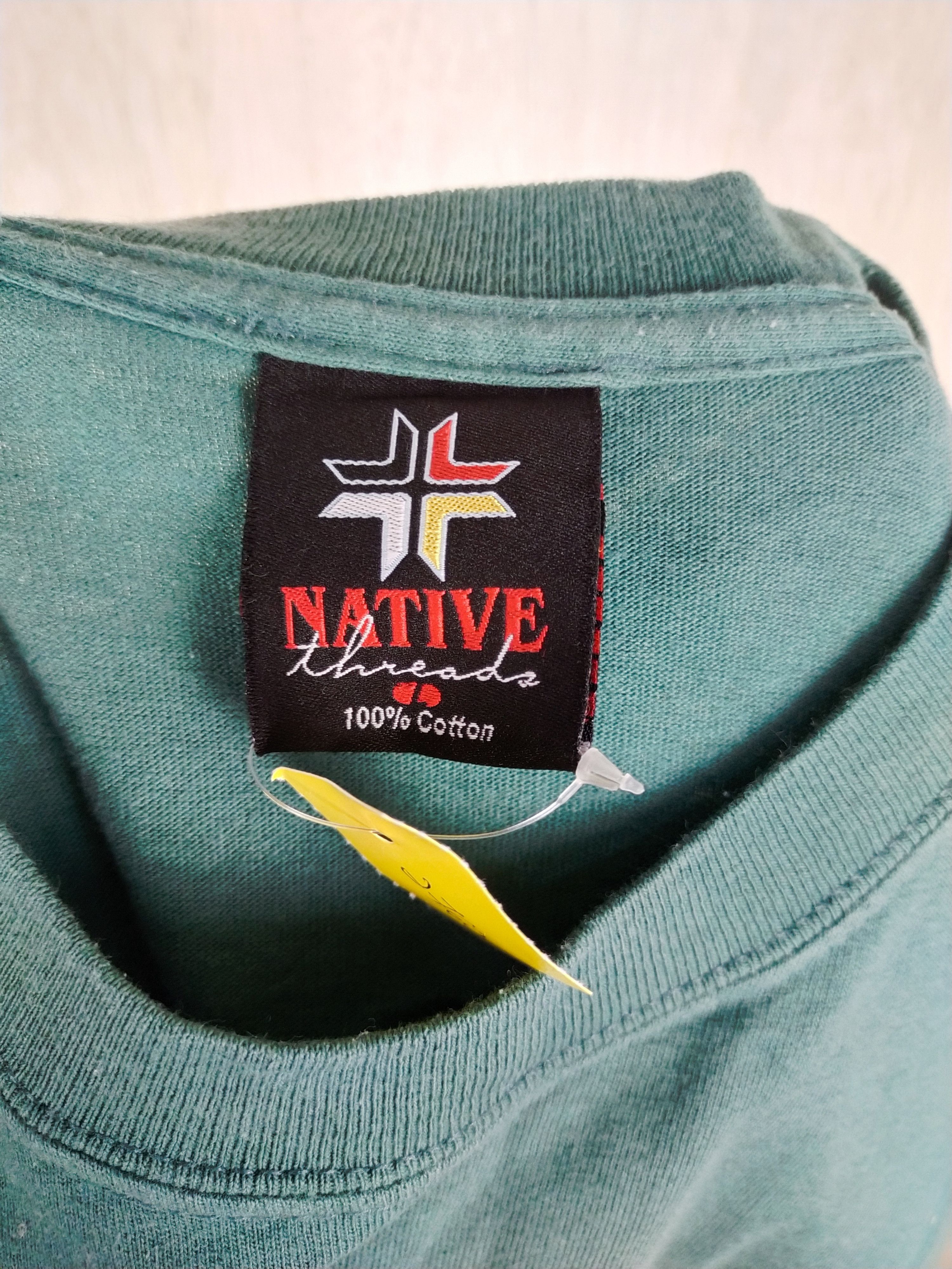 Native DL Native Thread made in usa green Tshirt #2760 Size US L / EU 52-54 / 3 - 4 Thumbnail