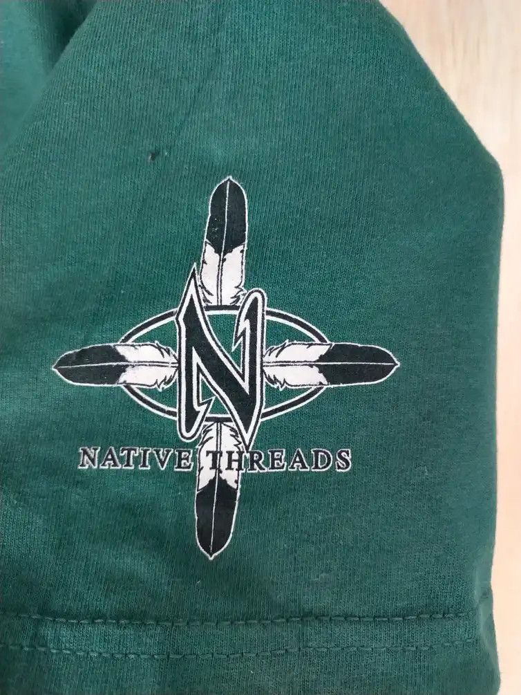 Native DL Native Thread made in usa green Tshirt #2760 Size US L / EU 52-54 / 3 - 7 Thumbnail