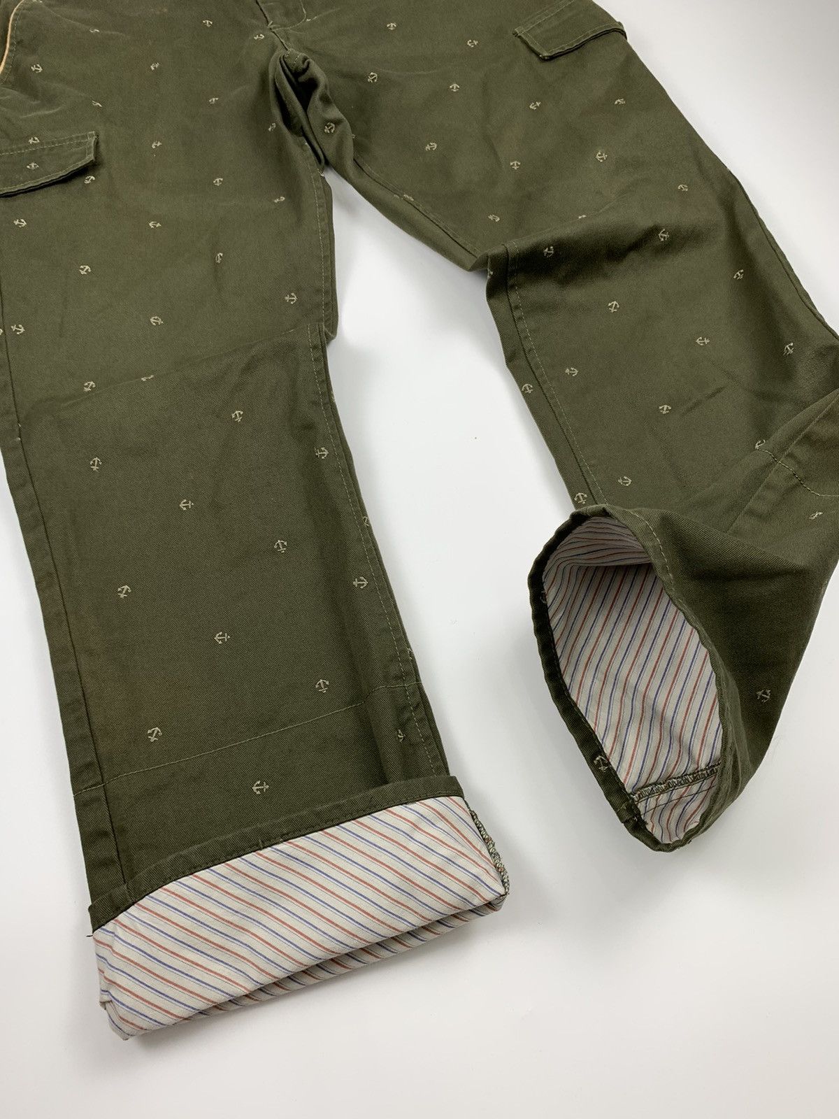 Japanese Brand × Snake Oil Provisions Oilcake Anchor Embroidered buckle Cargo Pant Size US 29 - 2 Thumbnail