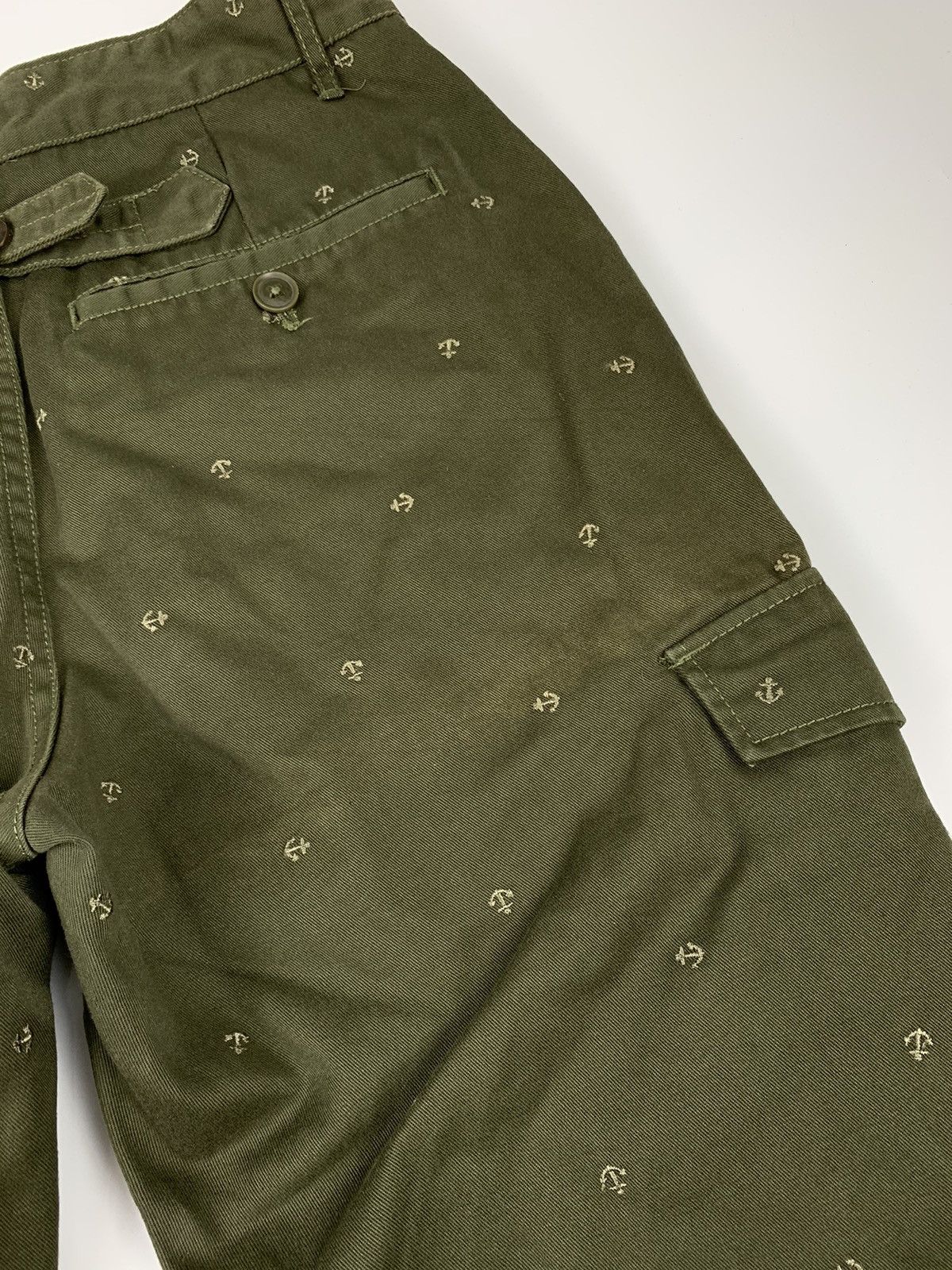 Japanese Brand × Snake Oil Provisions Oilcake Anchor Embroidered buckle Cargo Pant Size US 29 - 12 Thumbnail
