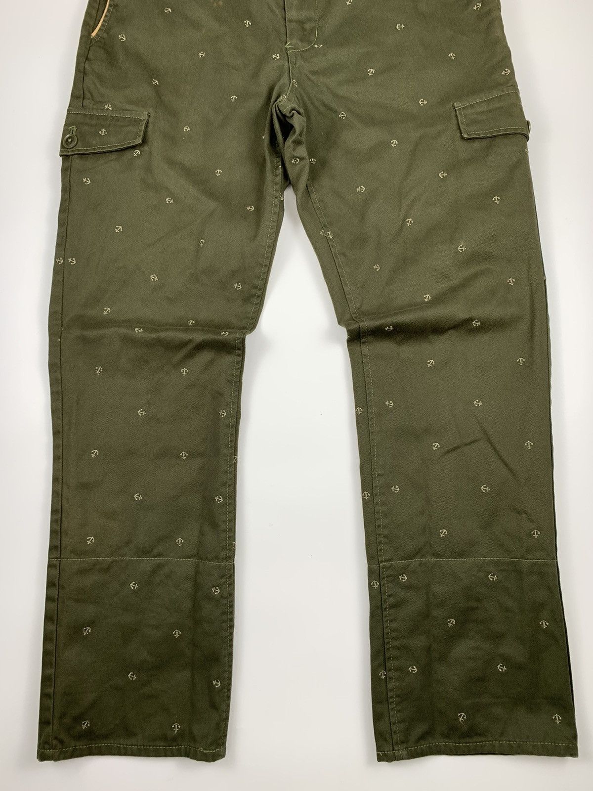 Japanese Brand × Snake Oil Provisions Oilcake Anchor Embroidered buckle Cargo Pant Size US 29 - 5 Thumbnail