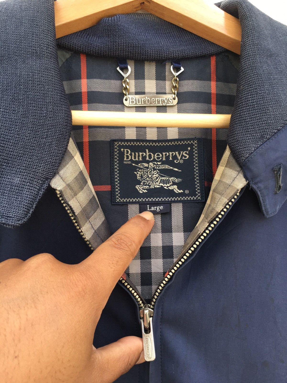 Burberry Vintage Burberry Checkered Jacket Size US L / EU 52-54 / 3 - 7 Thumbnail