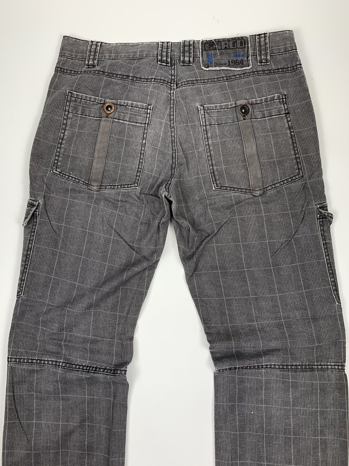 Japanese Brand Only Access Checkerboard Cargo Trousers Size US 33 - 8 Thumbnail